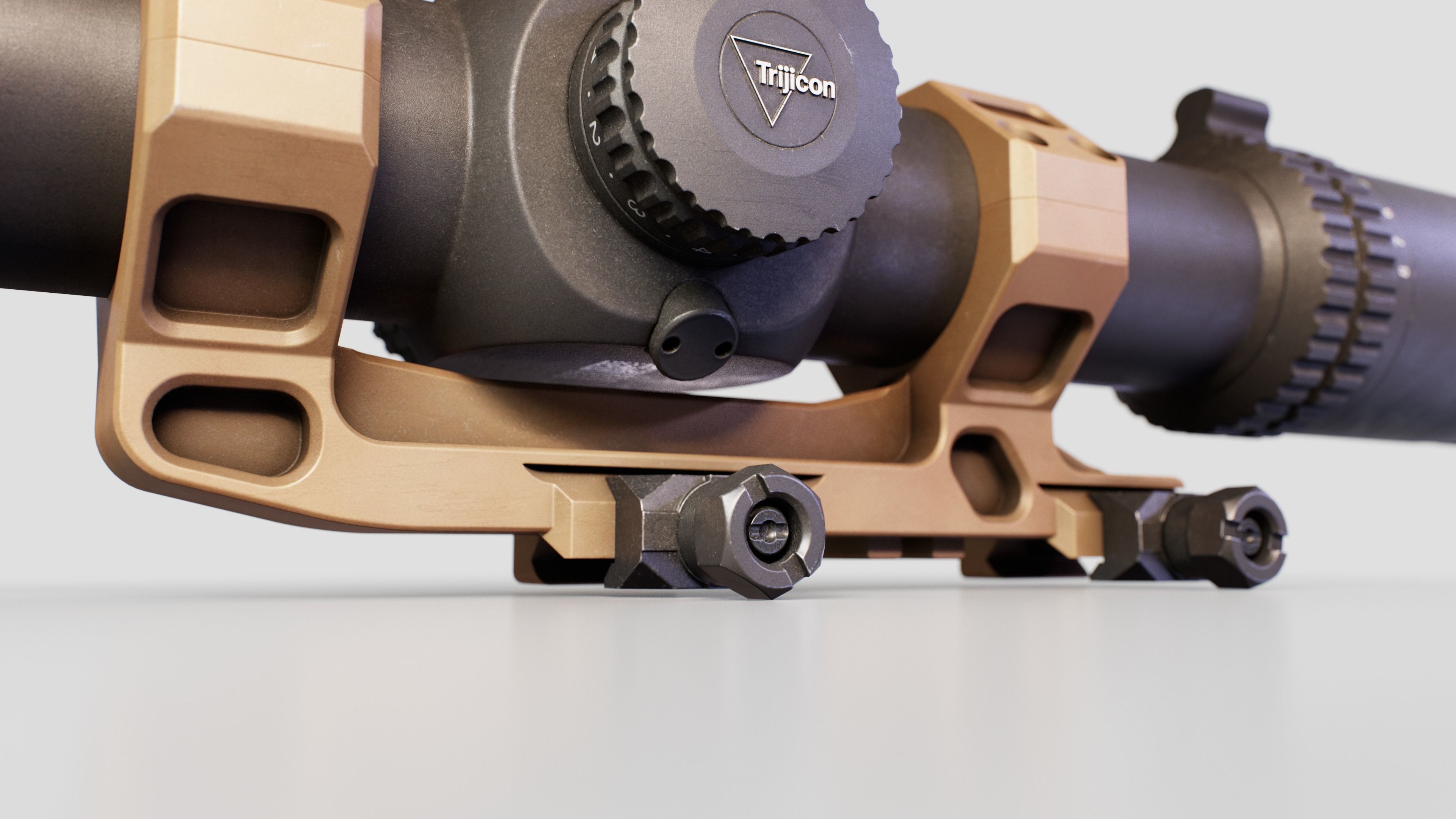 Geissele Super Precision 30mm and 34mm Scope Mount Free low-poly 3D model_20