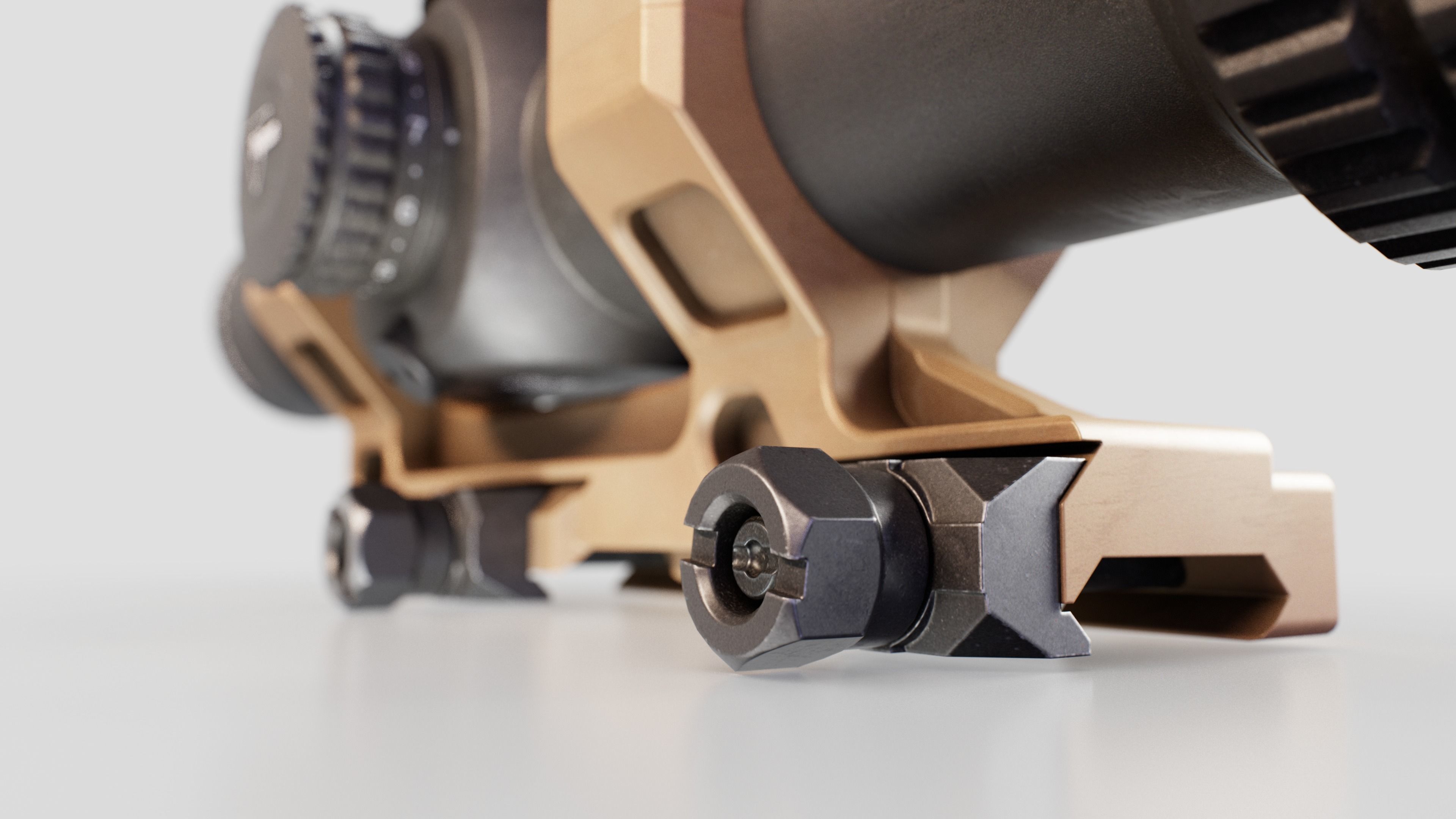 Geissele Super Precision 30mm and 34mm Scope Mount Free low-poly 3D model_21