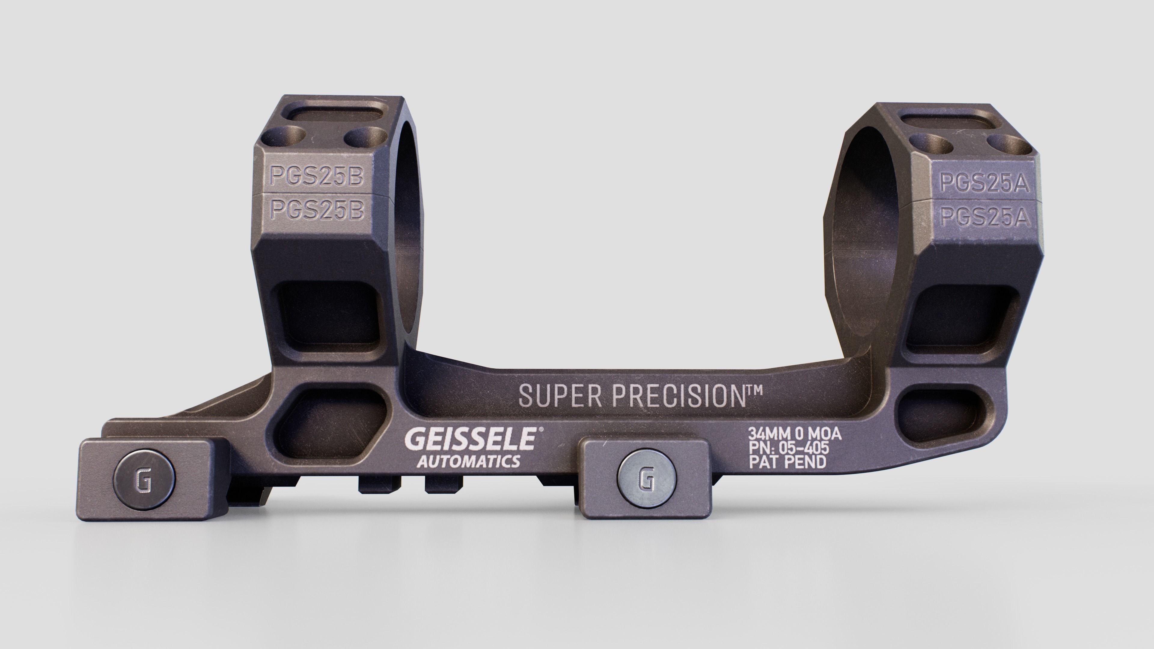 Geissele Super Precision 30mm and 34mm Scope Mount Free low-poly 3D model_24