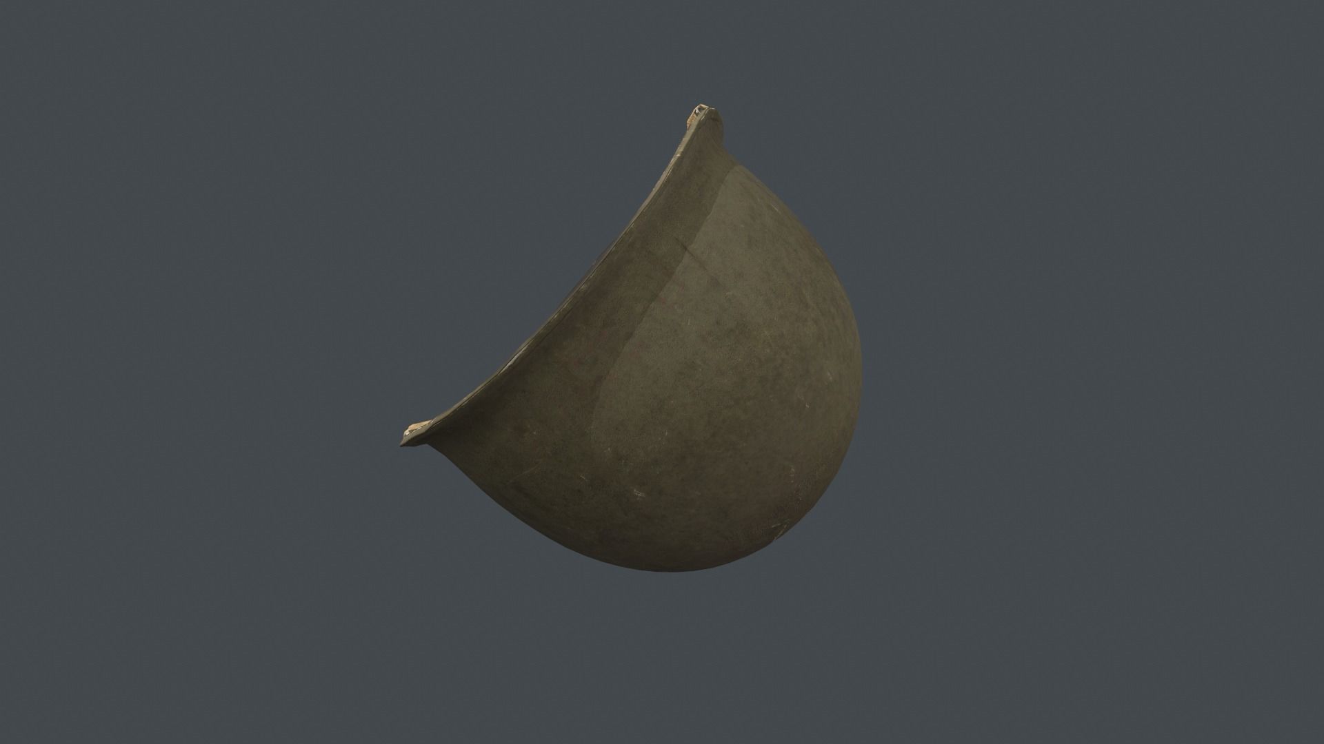 US Helmet - WW2 Scanned Asset Pack Low-poly 3D model_13