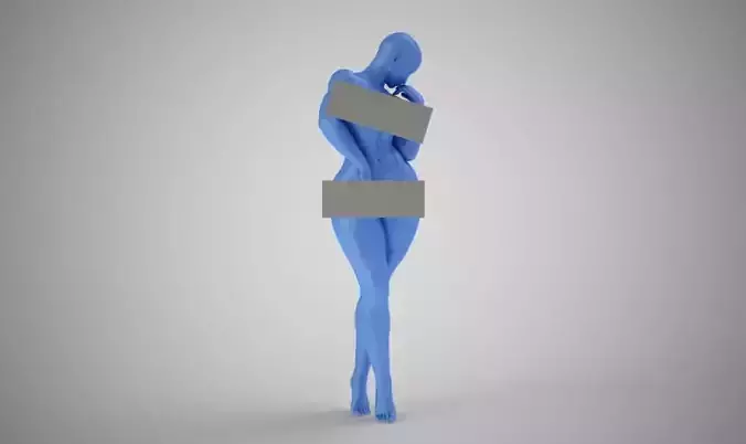 Sexy and Shy 3D print model