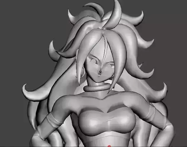 Android 21 Majin Form - twenty One Android - Dragon Ball Super 3D print model