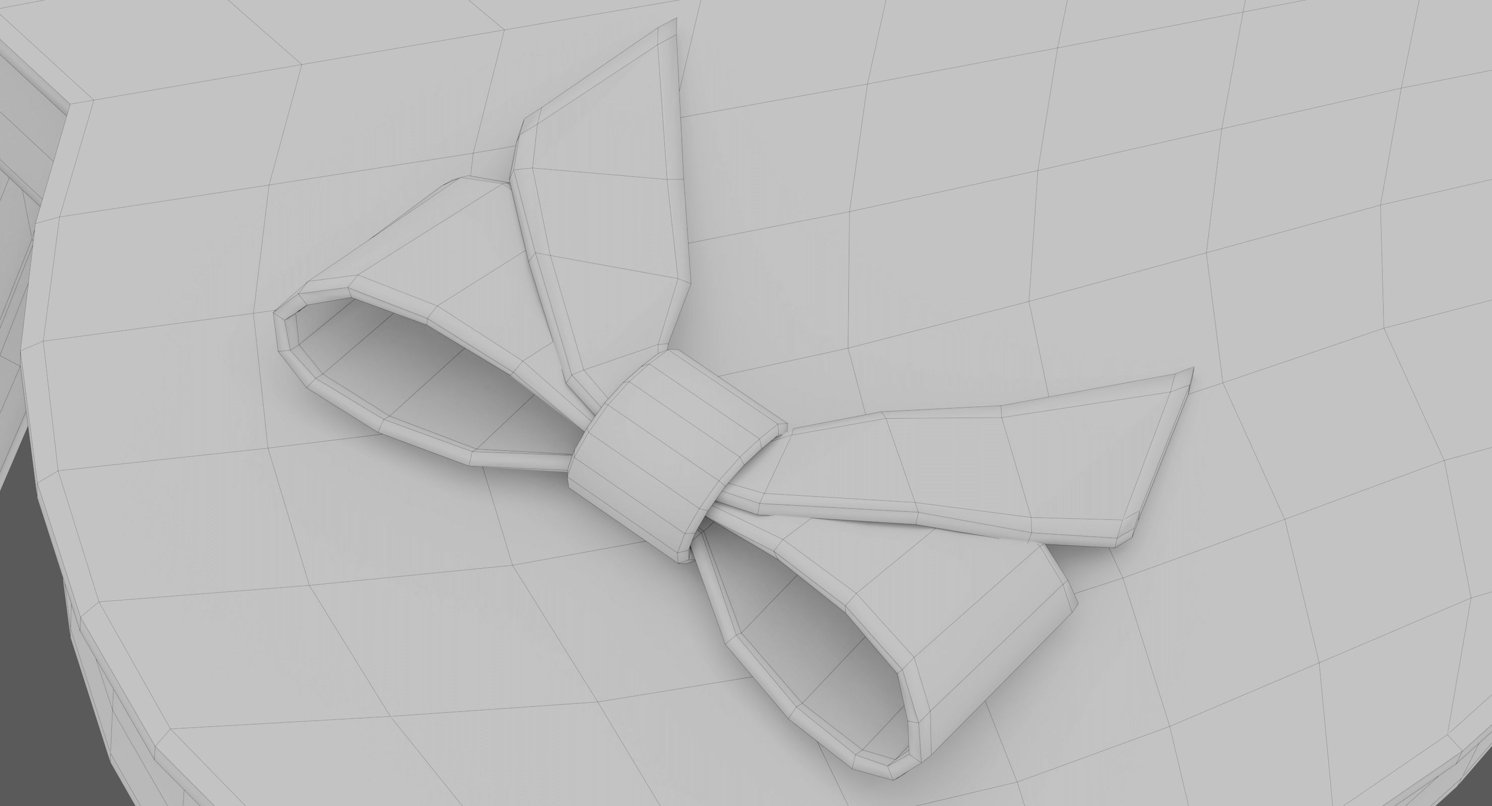 Valentines Candy Box Low-poly 3D model_7