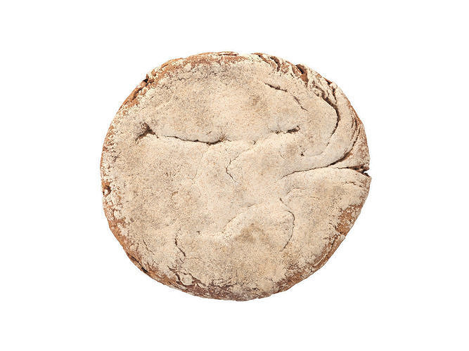 Photorealistic Einkorn Bread 3D Scan 3D model 6