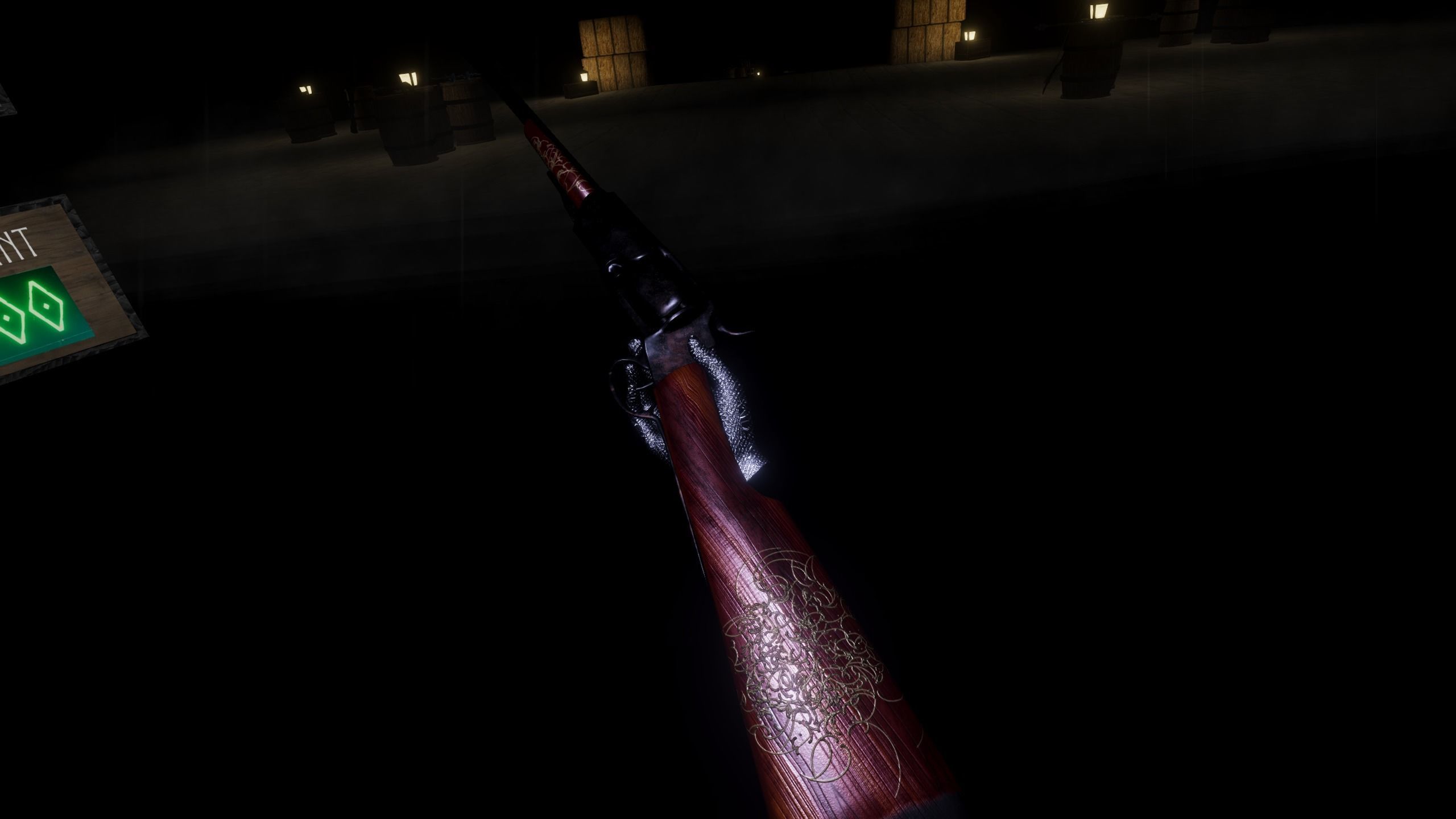 1855 Colt Revolver Shotgun Low-poly 3D model_3