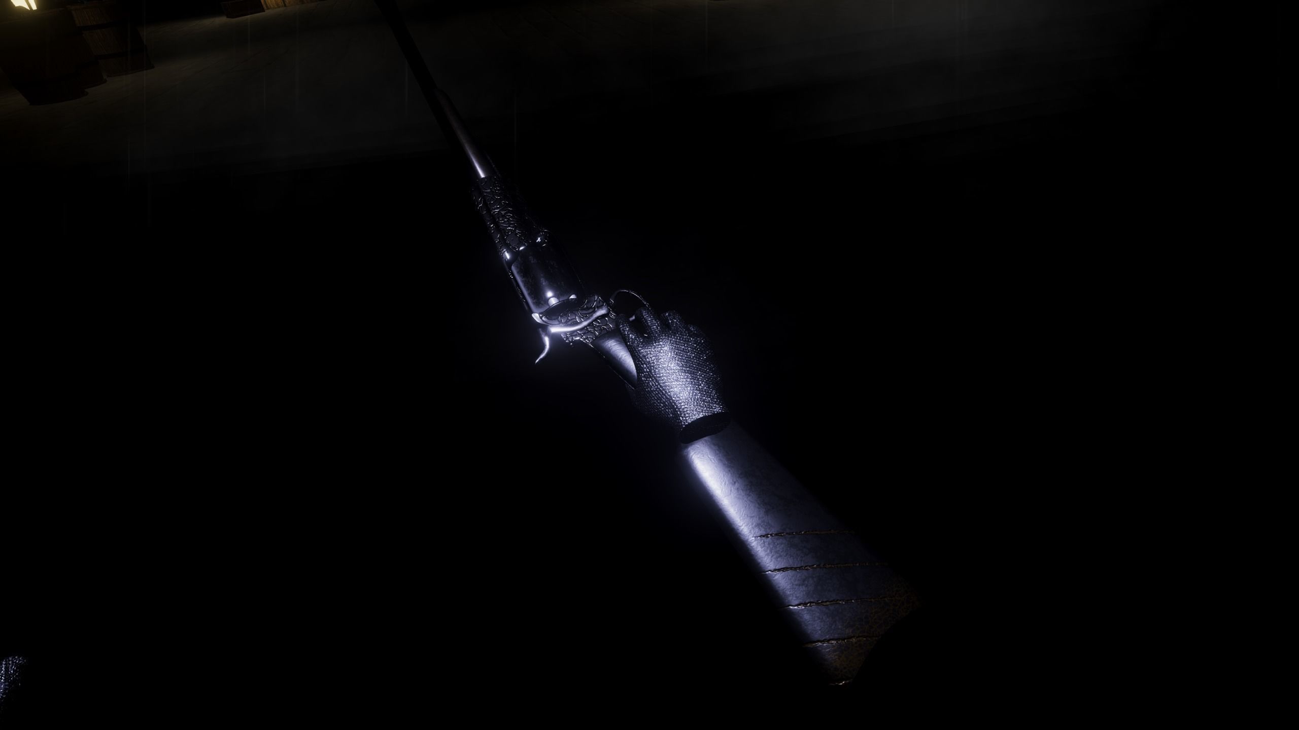 1855 Colt Revolver Shotgun Low-poly 3D model_7