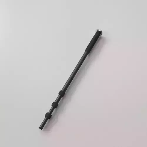 Monopod teflon-coated stainless steel rod