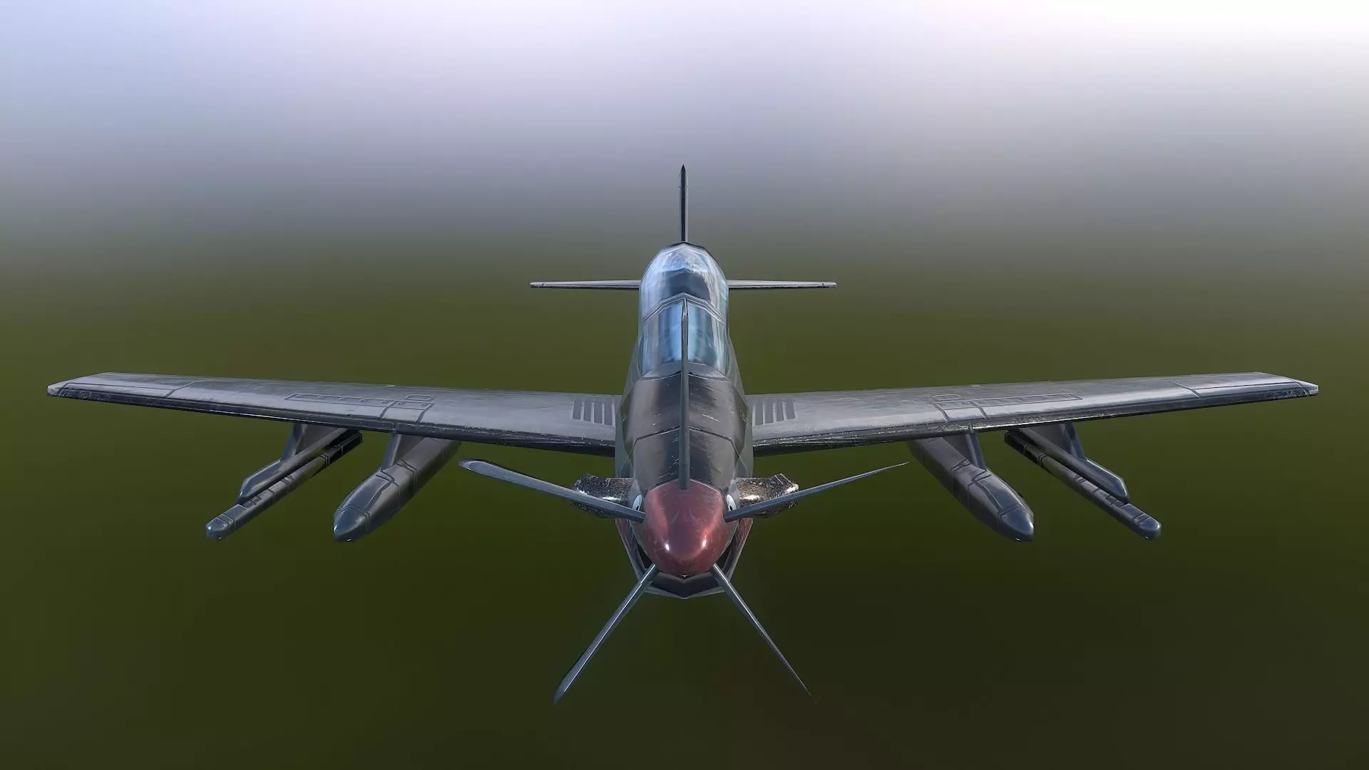 EMB 314 Super Tucano Low-poly 3D model_0