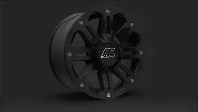 Wheel American Eagle 1-24     1-25 scale 3D print model