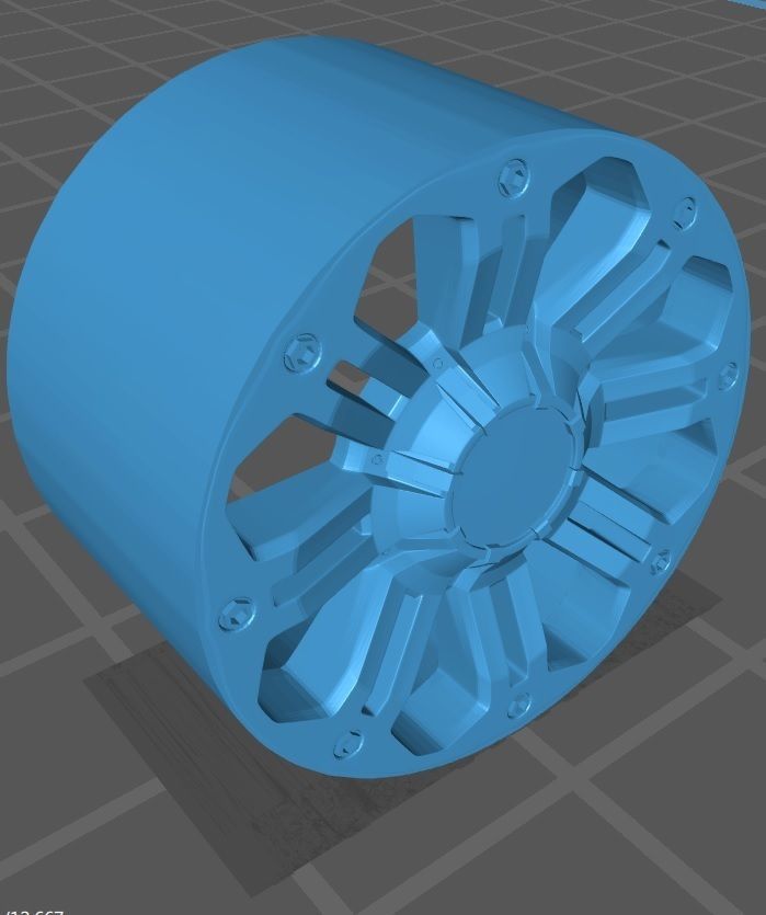 Wheel American Eagle 1-24     1-25 scale 3D print model_4