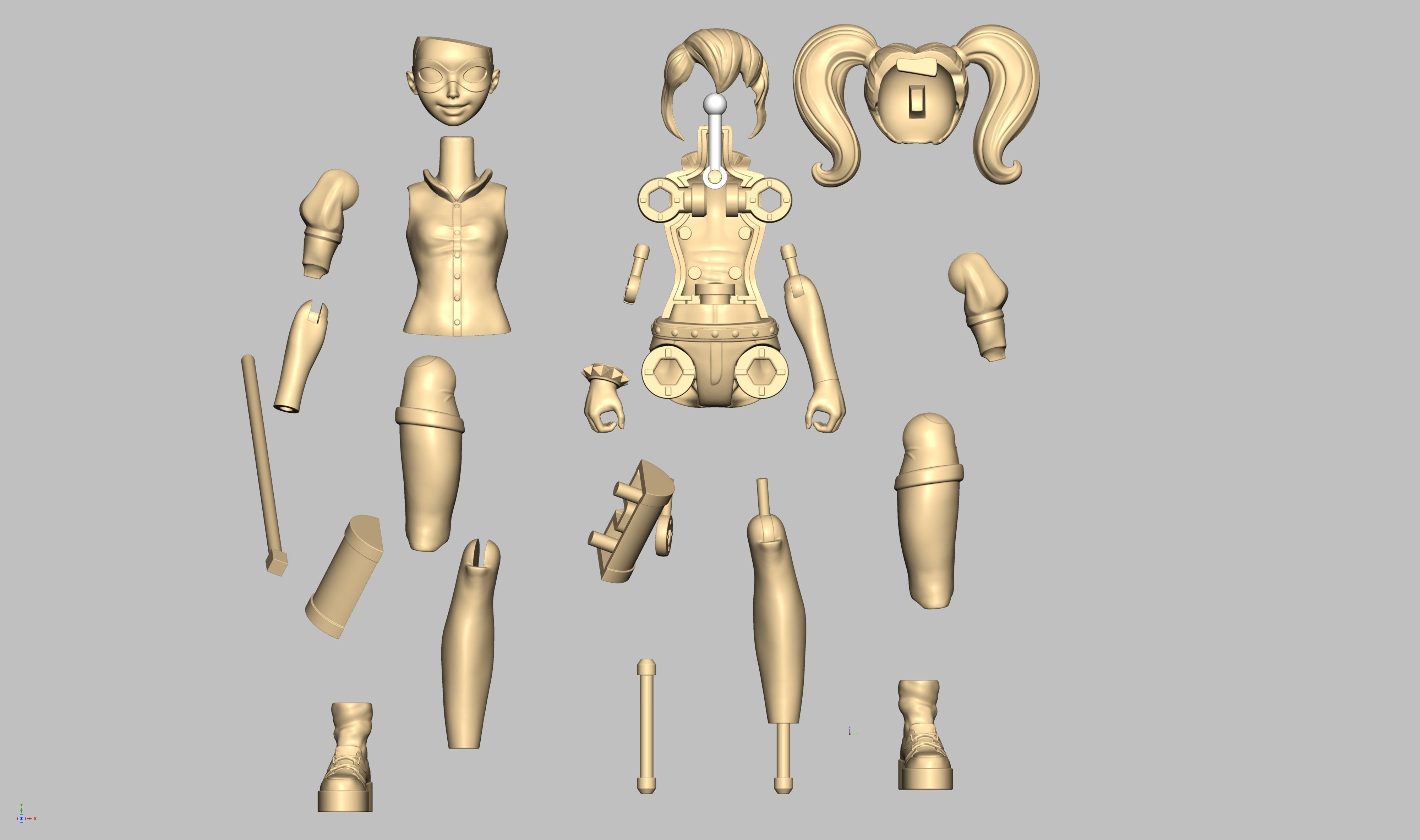 00079 Designed for 3D printing 3D print model_1