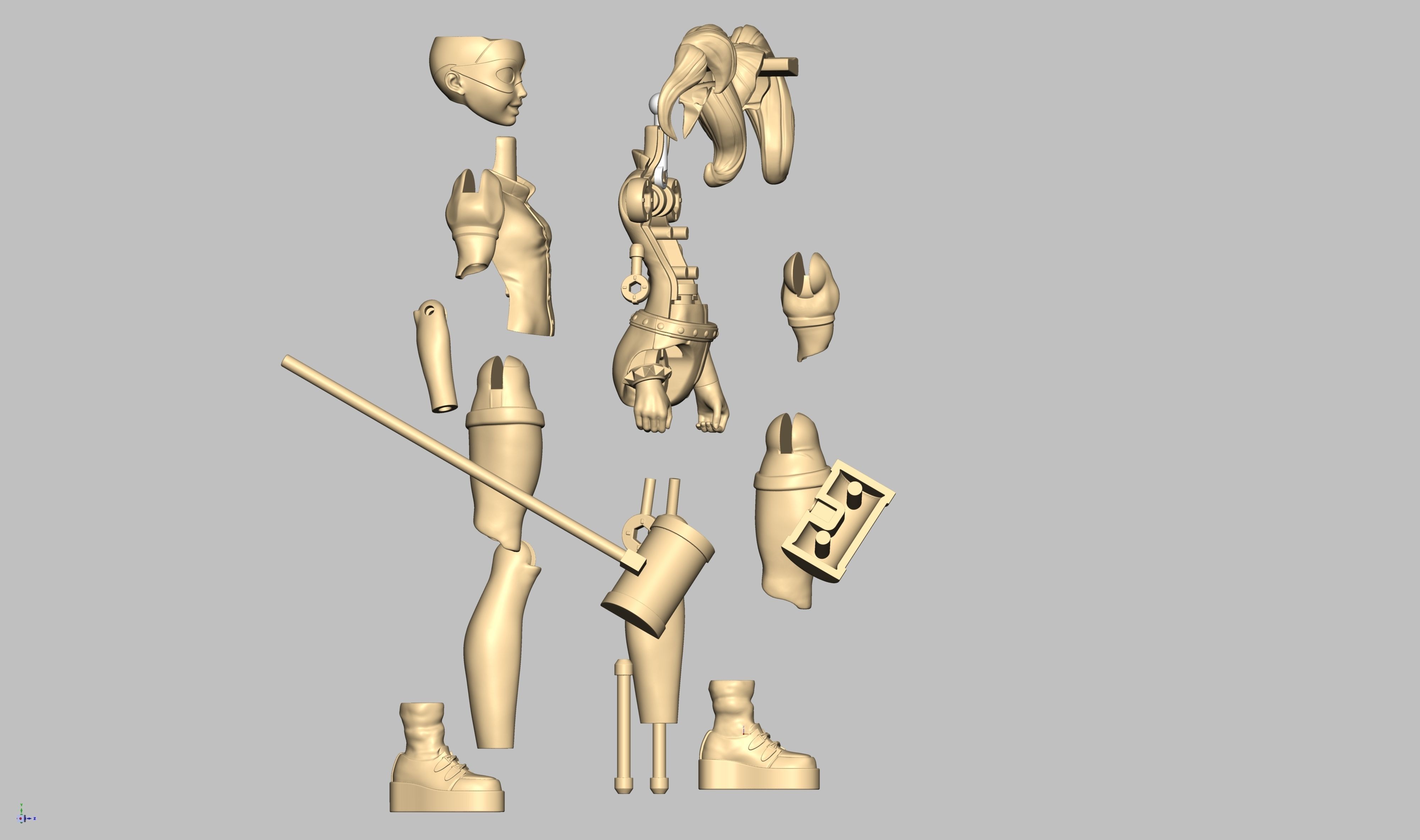 00079 Designed for 3D printing 3D print model_9