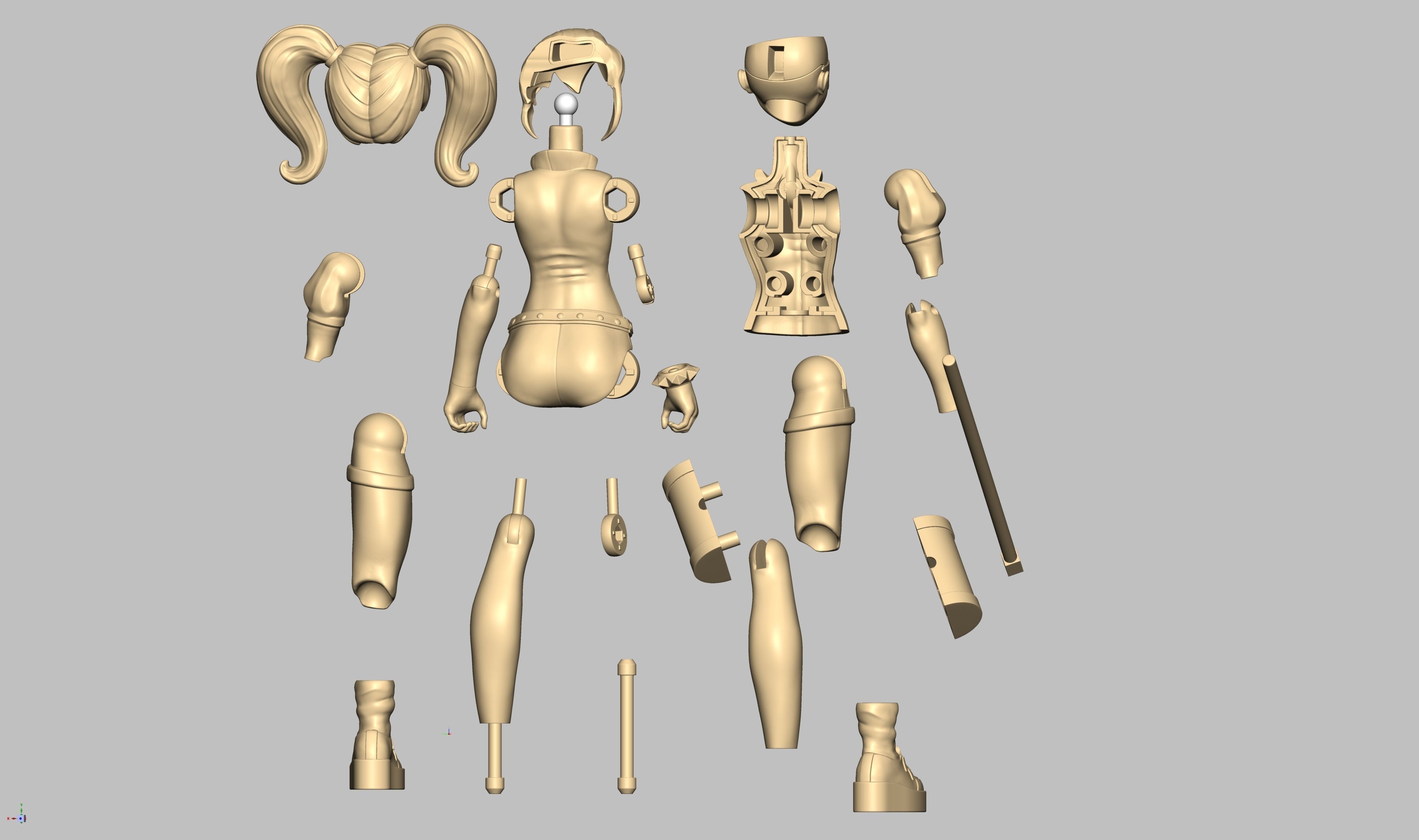 00079 Designed for 3D printing 3D print model_11