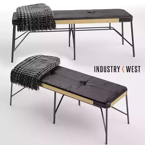 ALBUM BENCH Industry West 3D model
