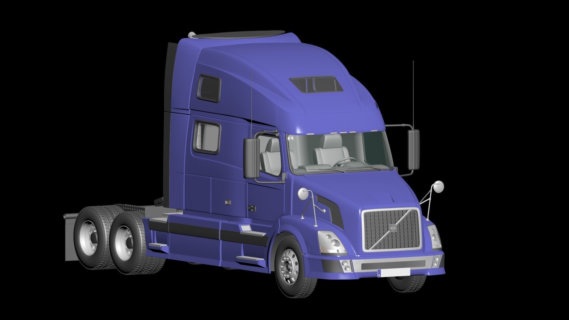 Volvo VNL 3D model_2