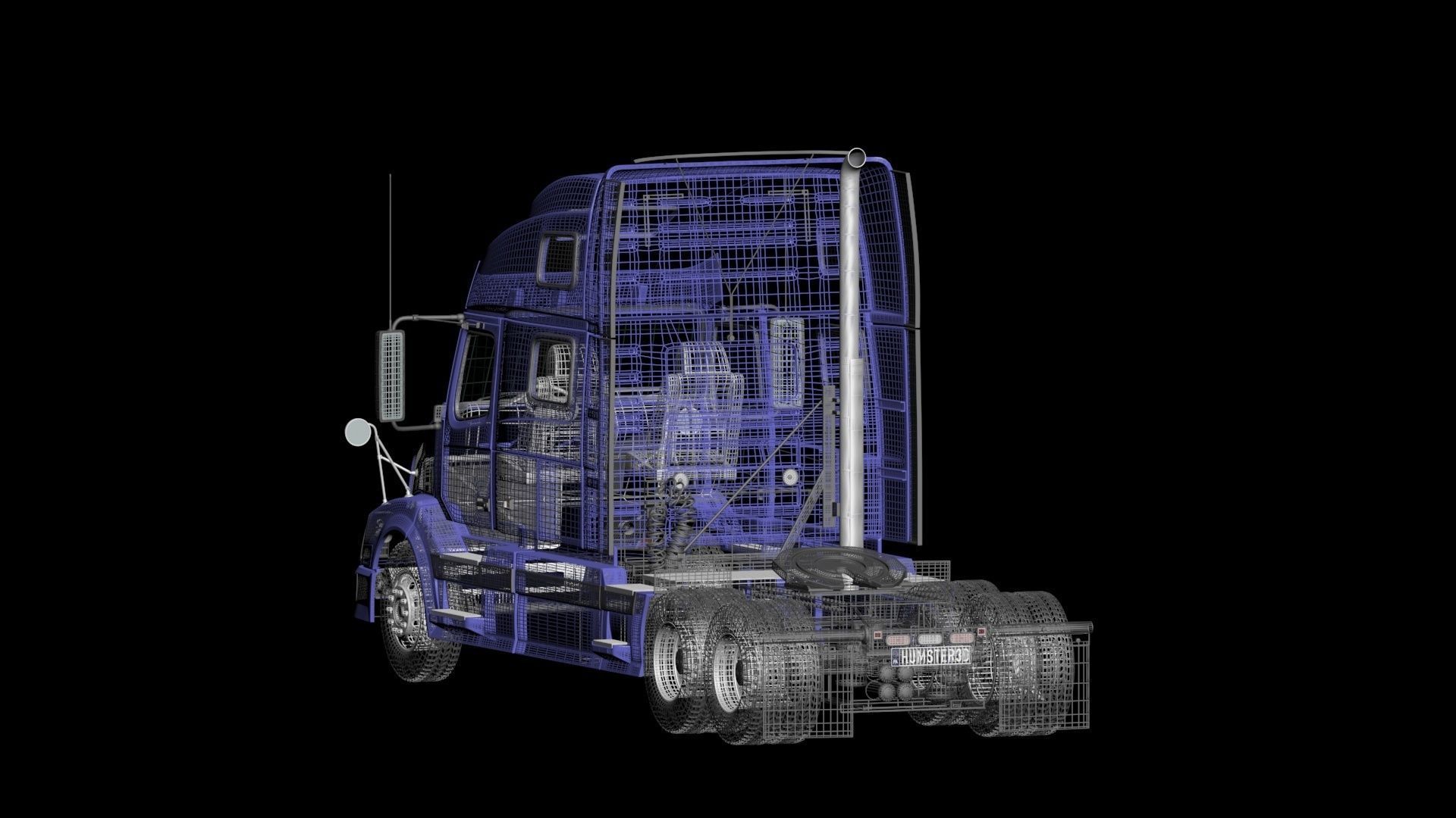Volvo VNL 3D model_1