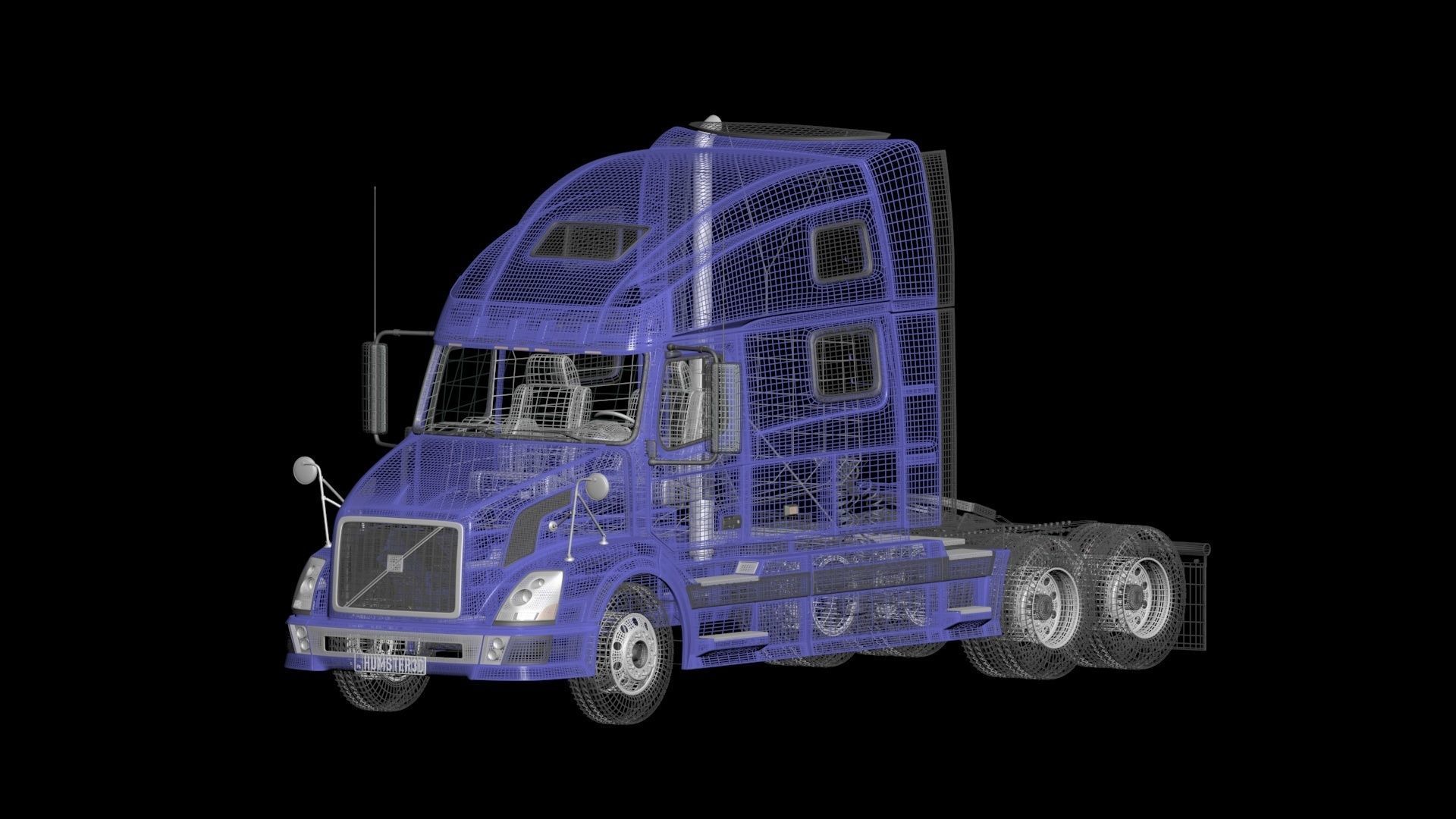 Volvo VNL 3D model_9