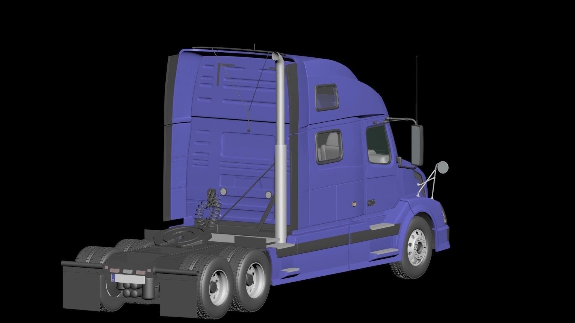 Volvo VNL 3D model_4