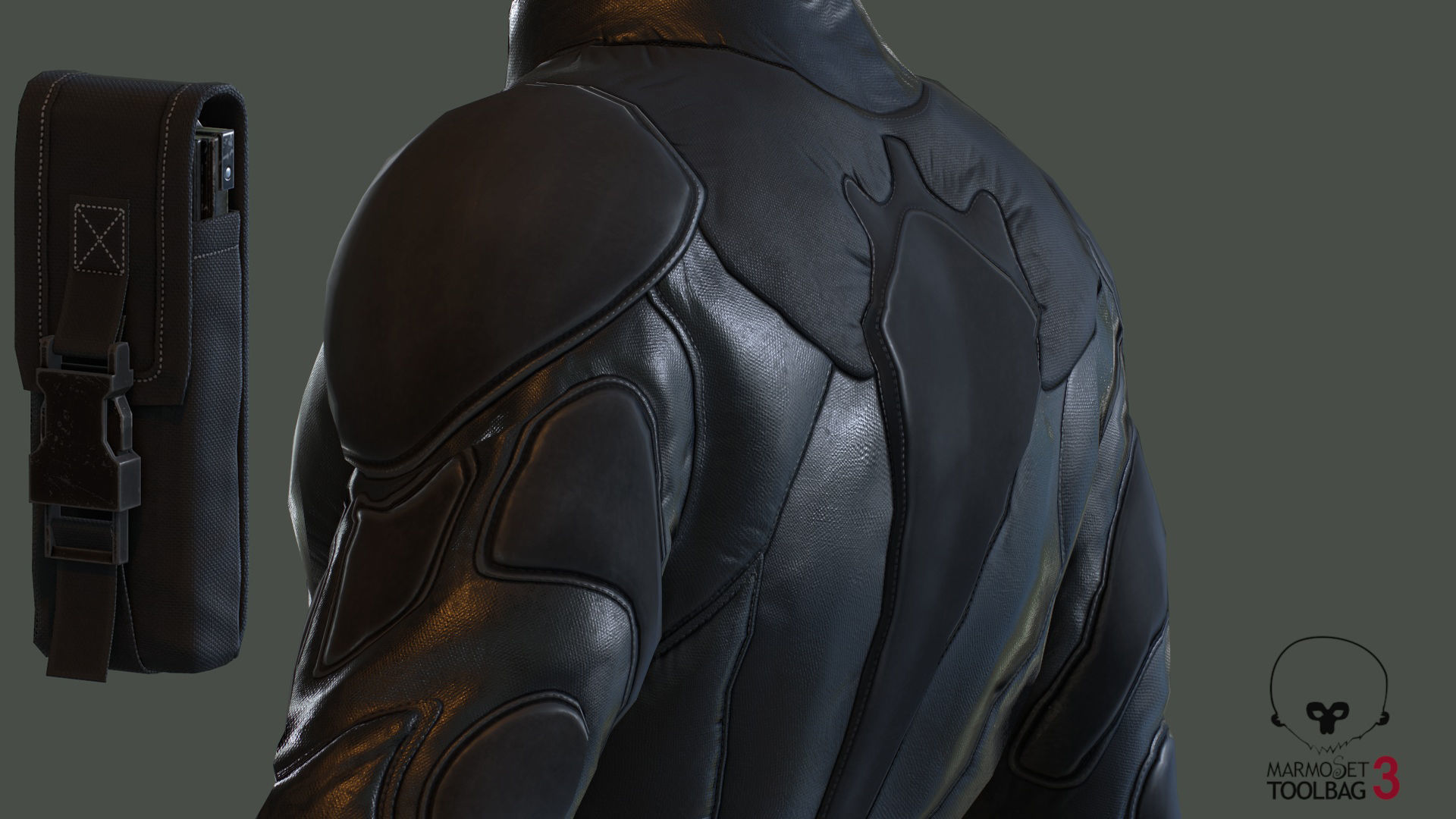 Military Exoskeleton R-20 Low-poly 3D model_16