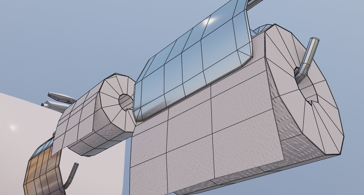 toilet and toiletries  Low-poly 3D model_8