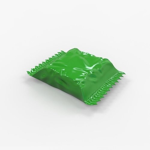 Candy wrapper v2 3D model