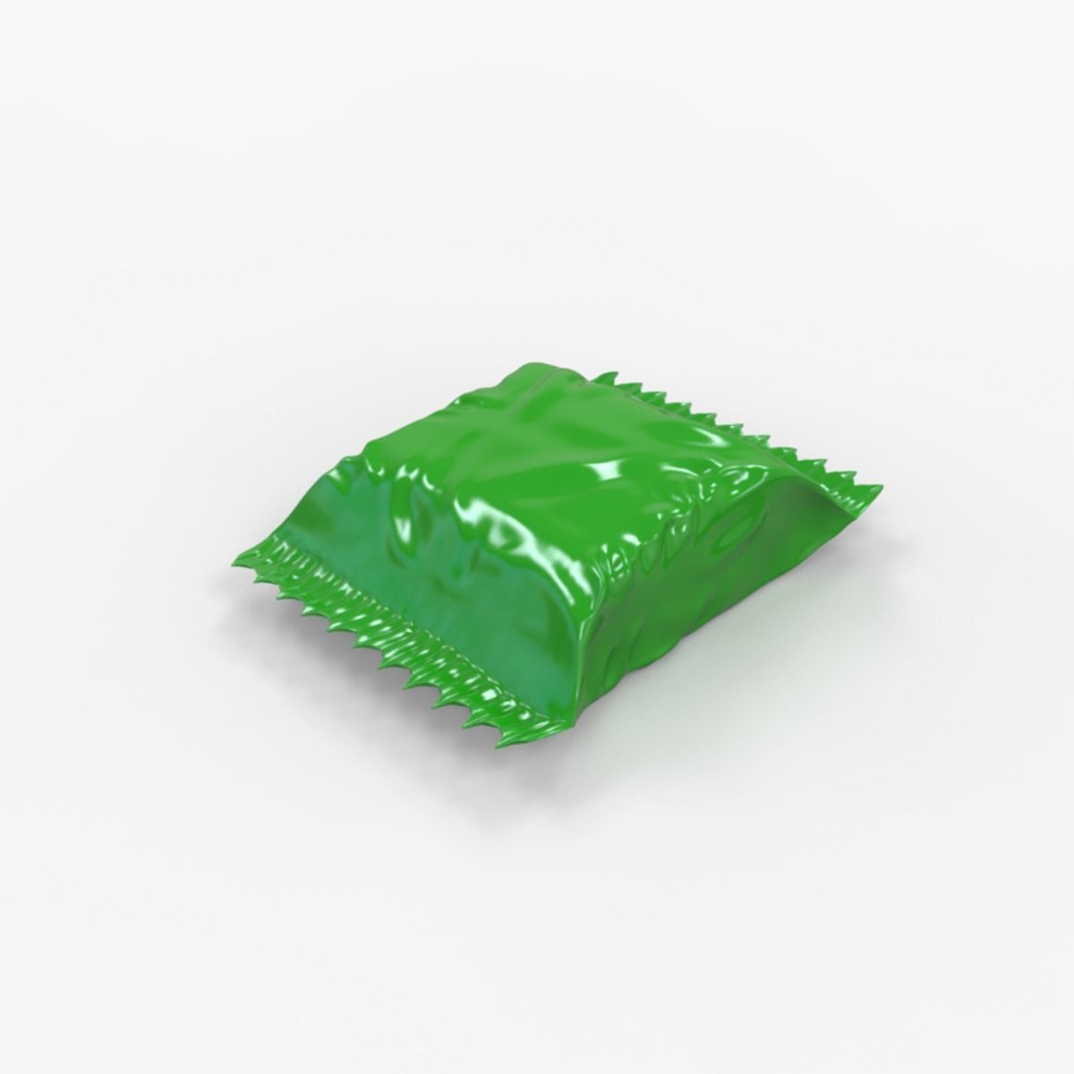 Candy wrapper v2 3D model_2