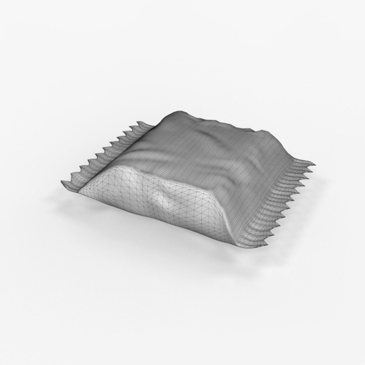 Candy wrapper v2 3D model_4