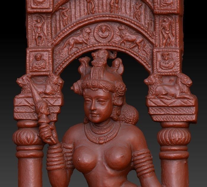 Temple Sculpture Scan 3D print model_4
