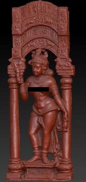 Temple Sculpture Scan 3D print model_0