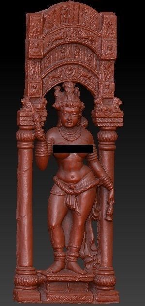 Temple Sculpture Scan 3D print model_1