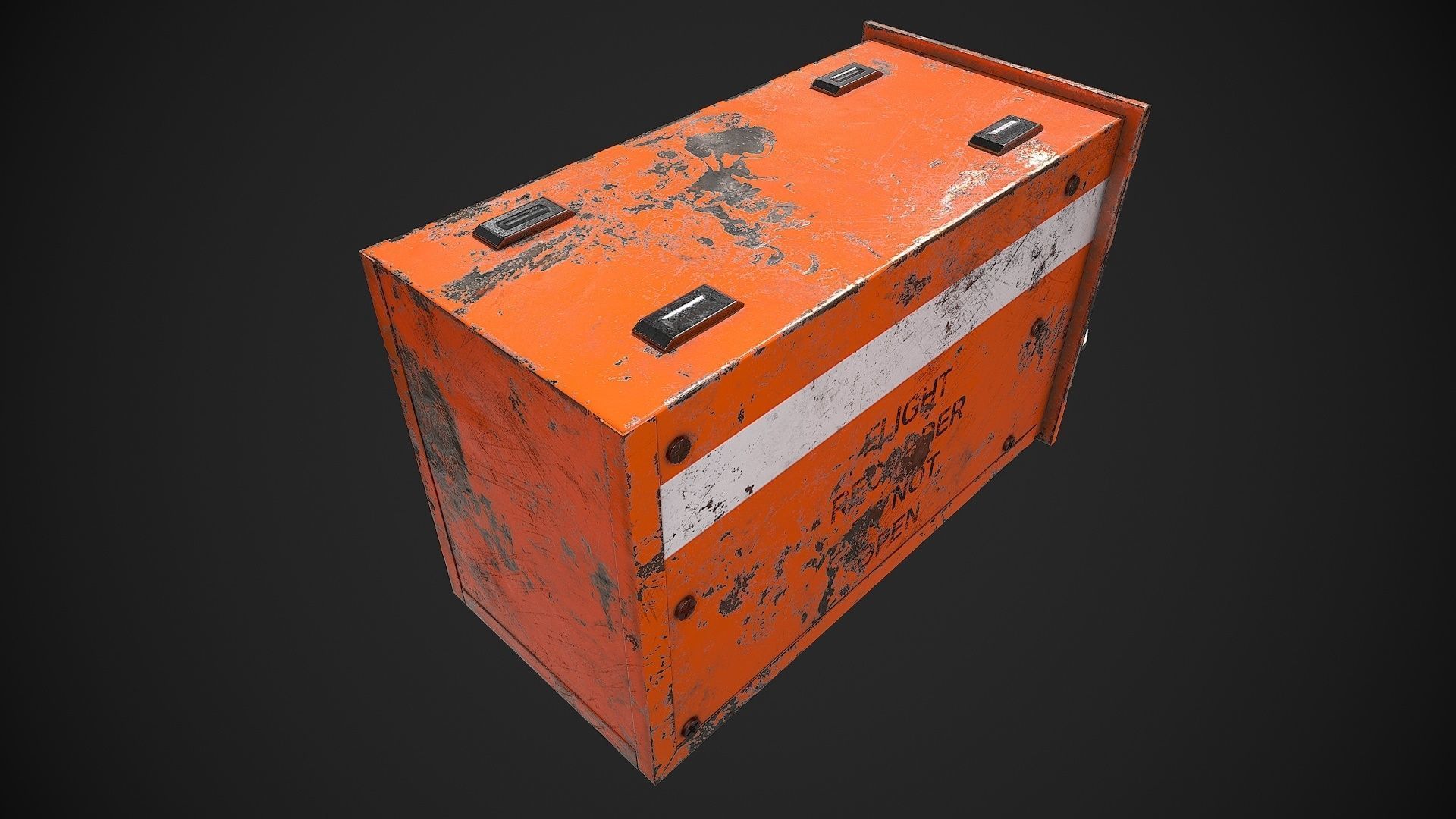 Flight Recorder Low-poly 3D model_7
