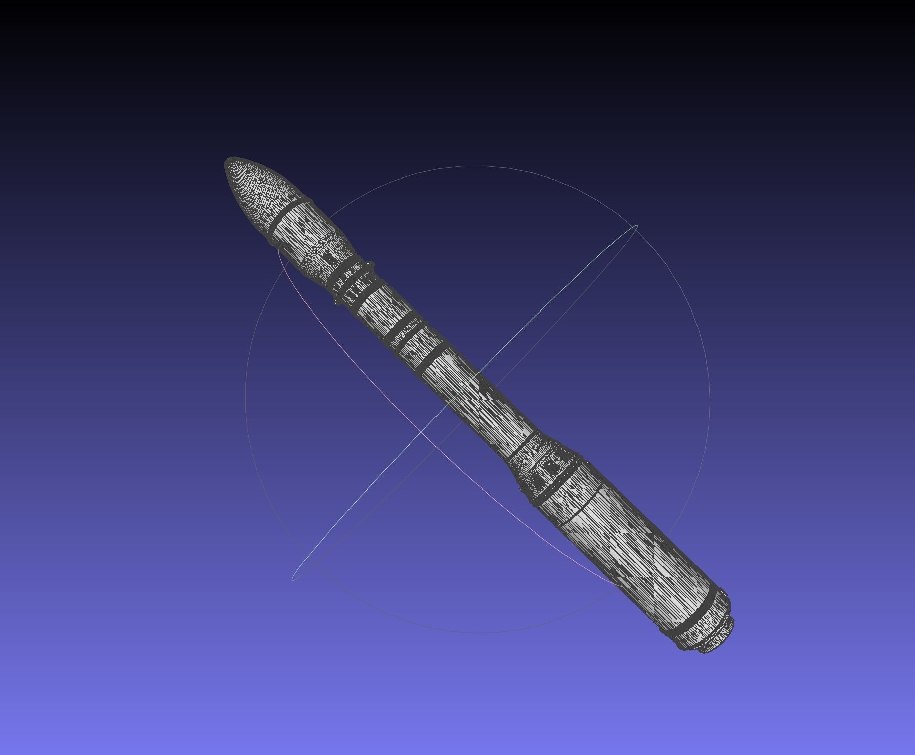 Arianespace ASI ESA Vega Rocket Printable Miniature 3D print model_26