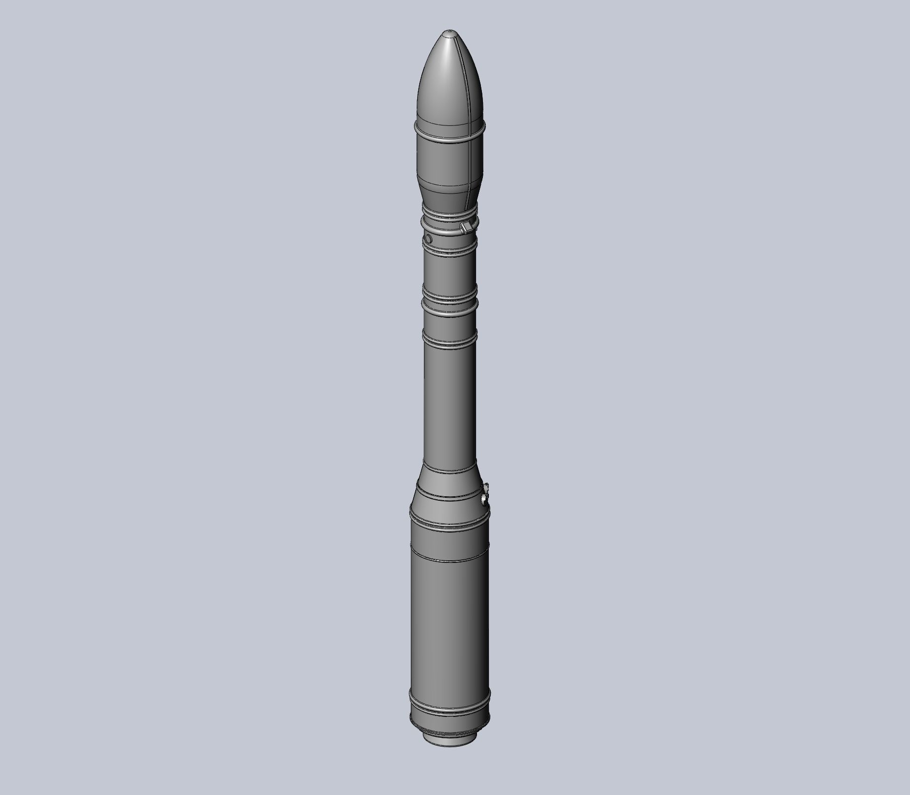 Arianespace ASI ESA Vega Rocket Printable Miniature 3D print model_11