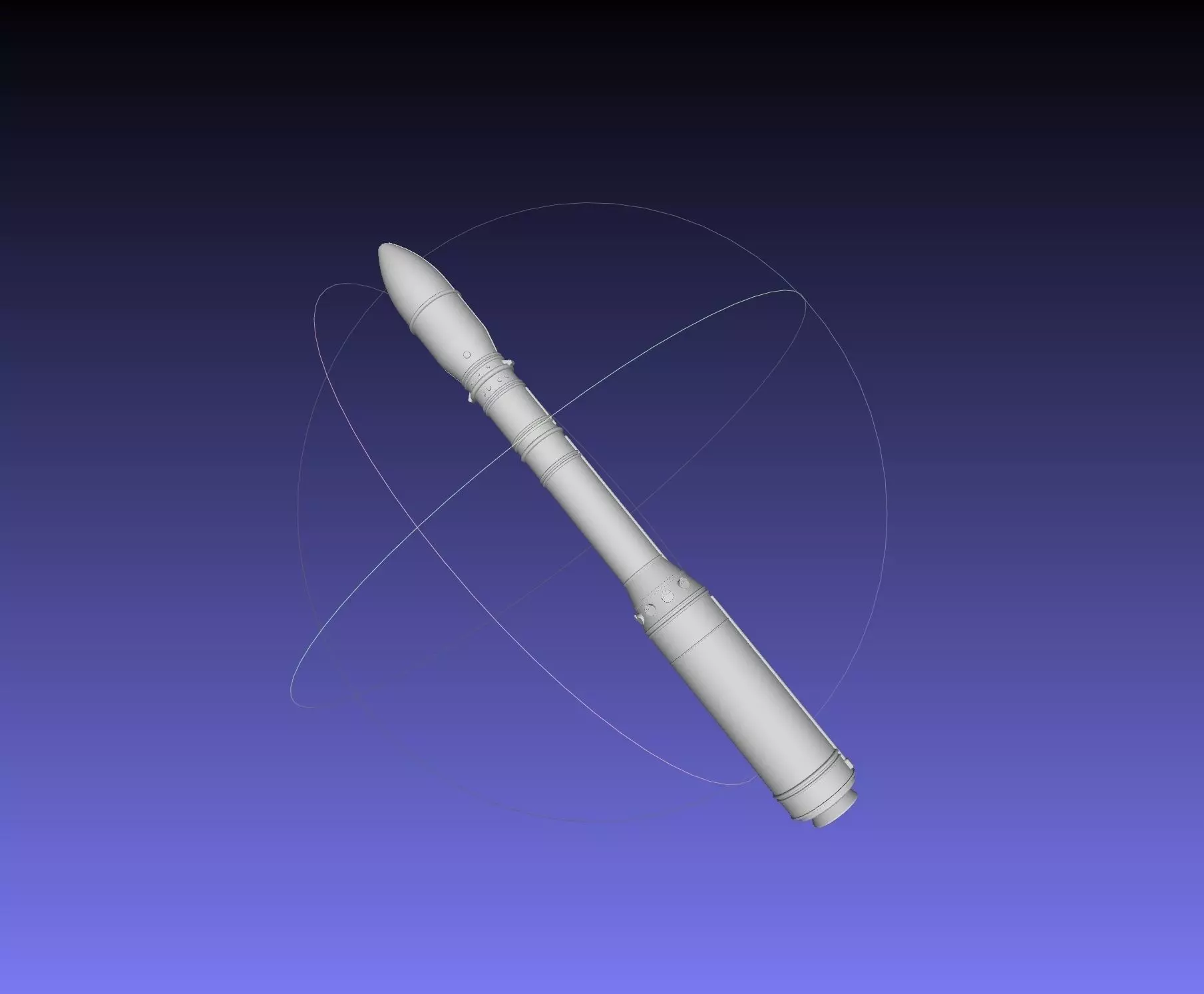 Arianespace ASI ESA Vega Rocket Printable Miniature 3D print model_0