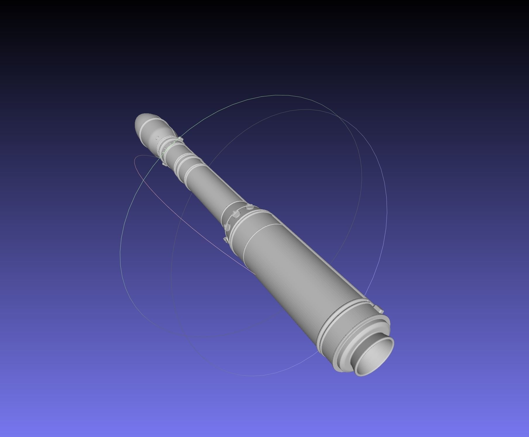 Arianespace ASI ESA Vega Rocket Printable Miniature 3D print model_2