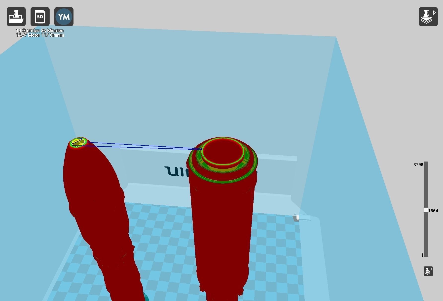 Arianespace ASI ESA Vega Rocket Printable Miniature 3D print model_38