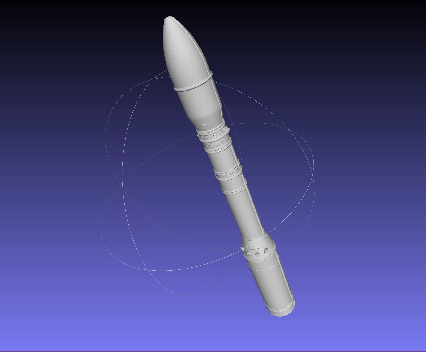 Arianespace ASI ESA Vega Rocket Printable Miniature 3D print model_29