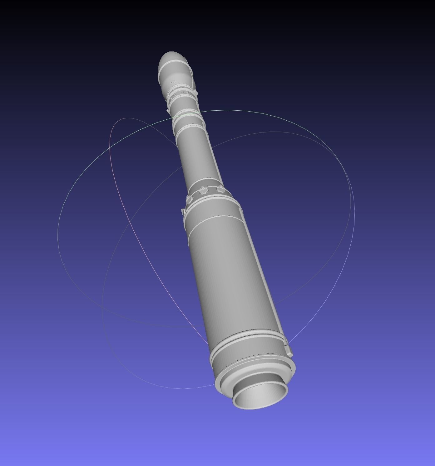 Arianespace ASI ESA Vega Rocket Printable Miniature 3D print model_20