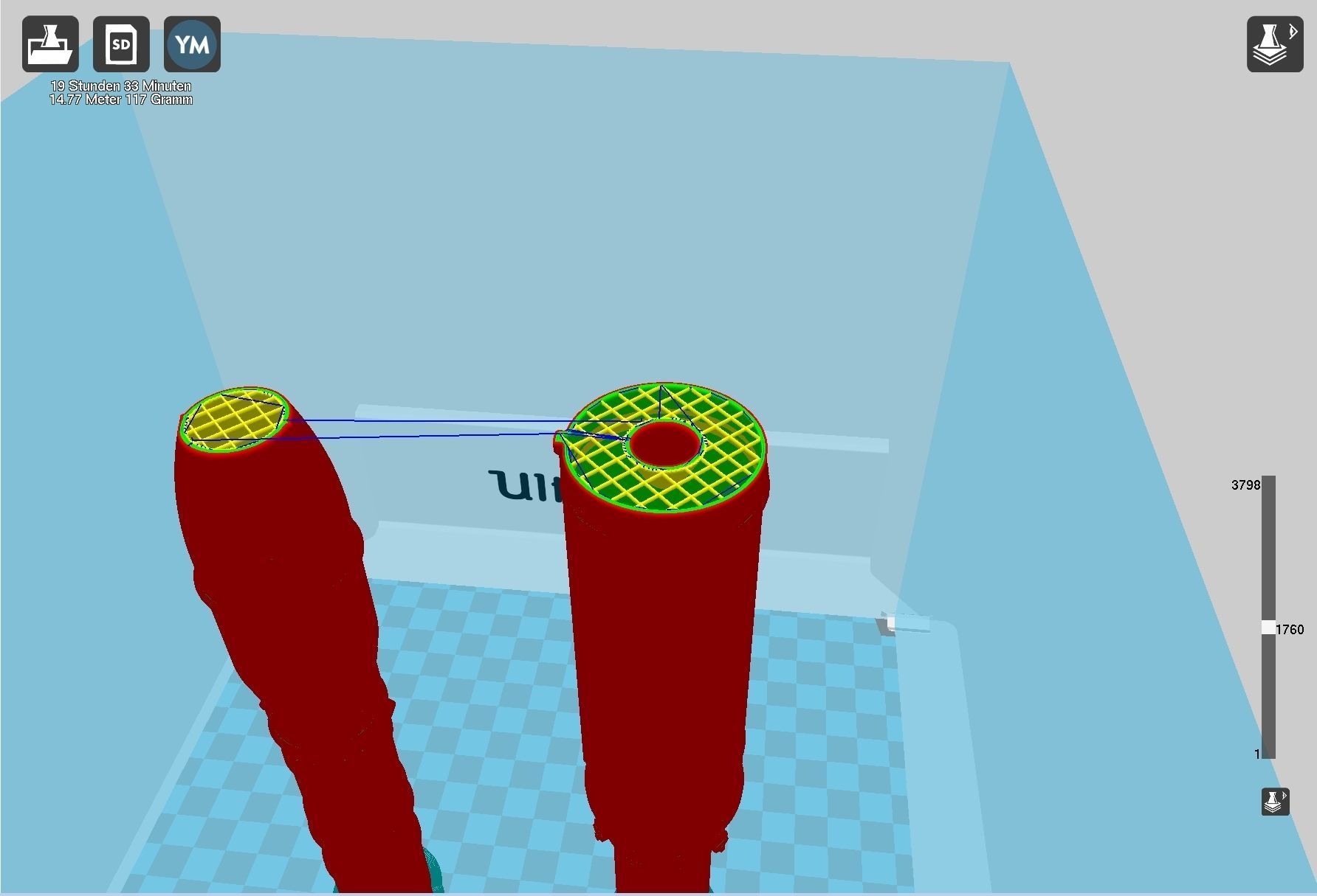 Arianespace ASI ESA Vega Rocket Printable Miniature 3D print model_39