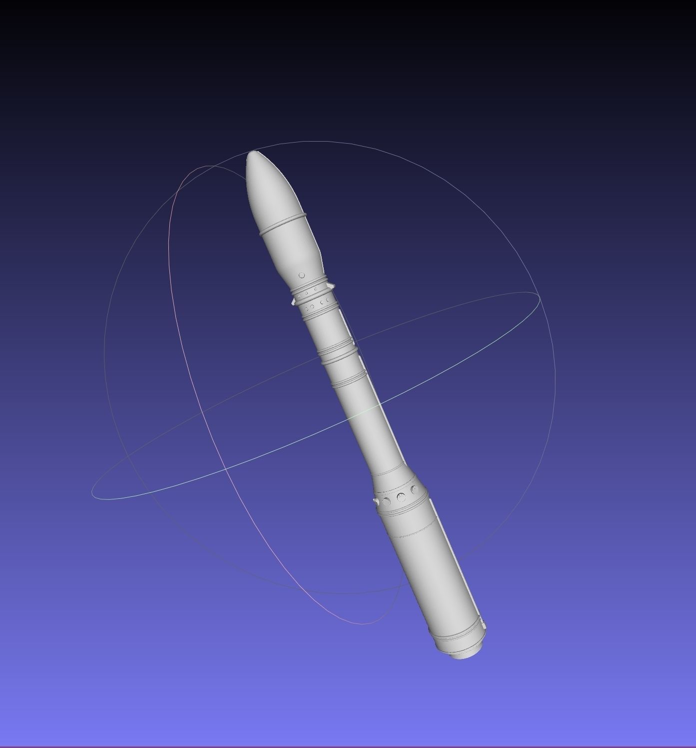 Arianespace ASI ESA Vega Rocket Printable Miniature 3D print model_23