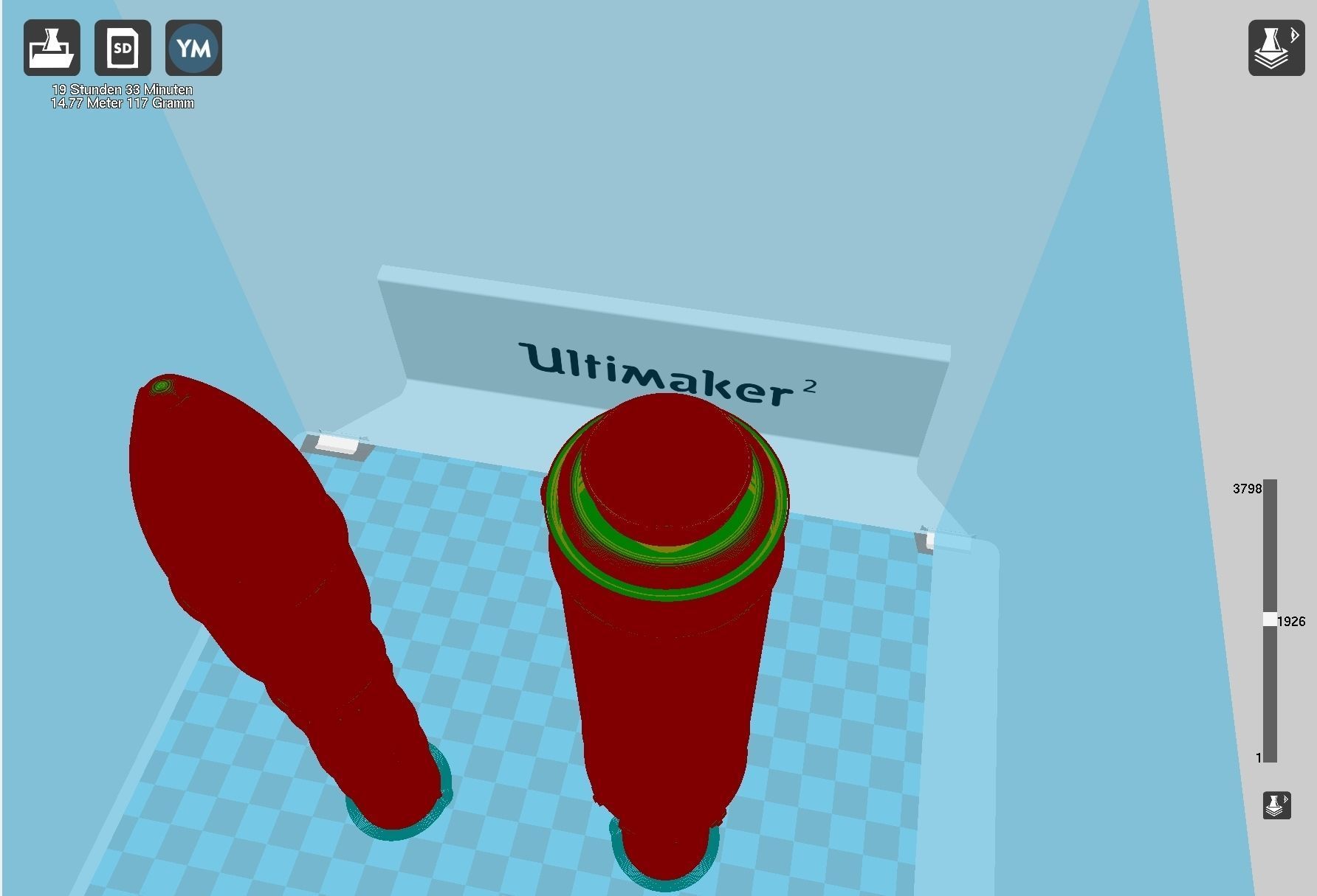 Arianespace ASI ESA Vega Rocket Printable Miniature 3D print model_42