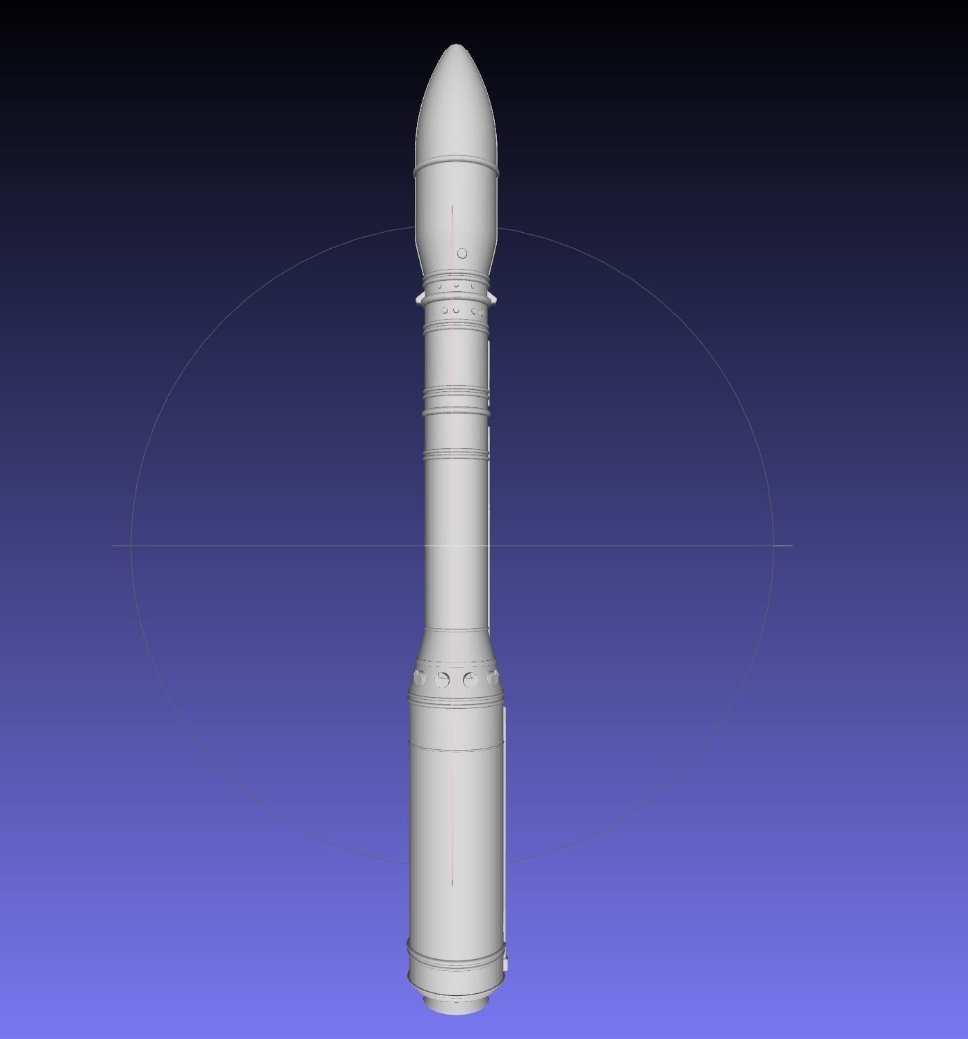 Arianespace ASI ESA Vega Rocket Printable Miniature 3D print model_19