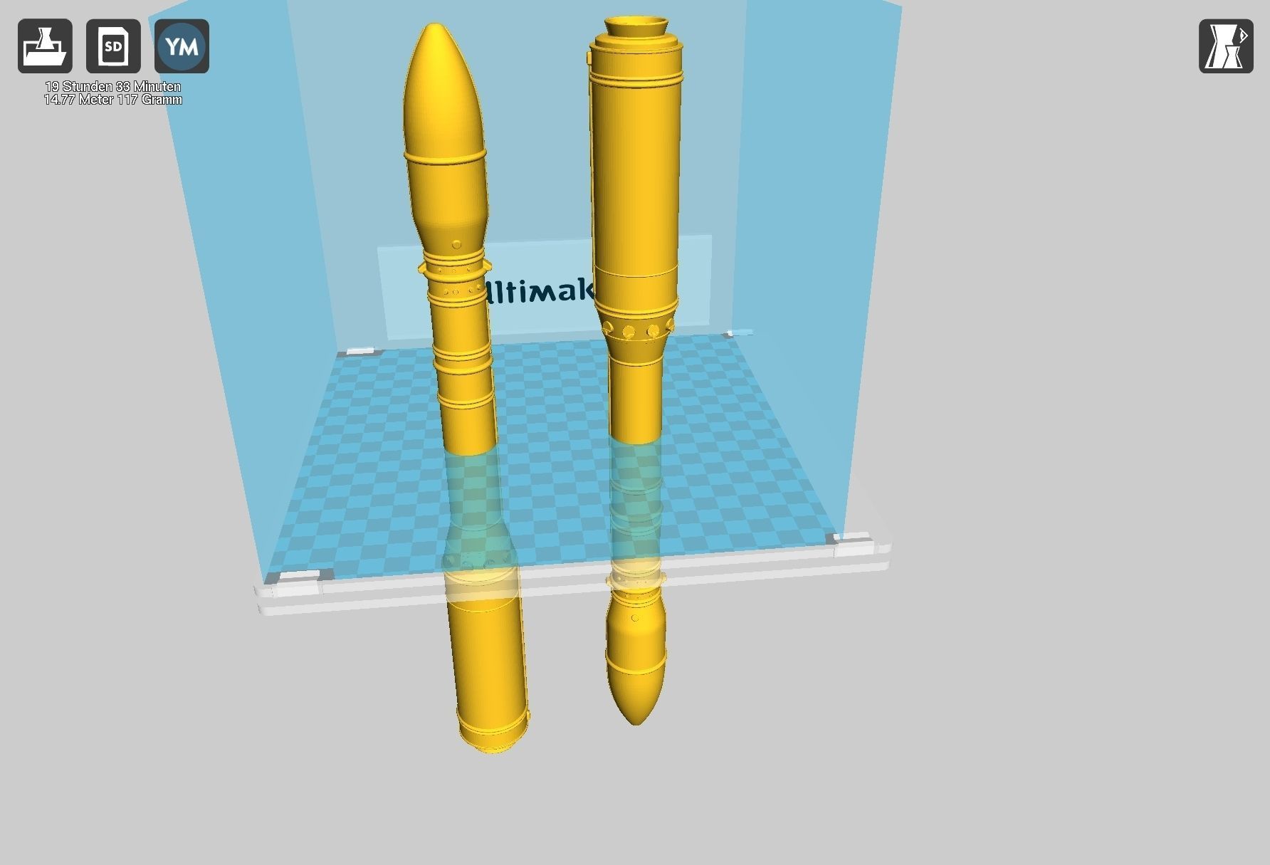 Arianespace ASI ESA Vega Rocket Printable Miniature 3D print model_51