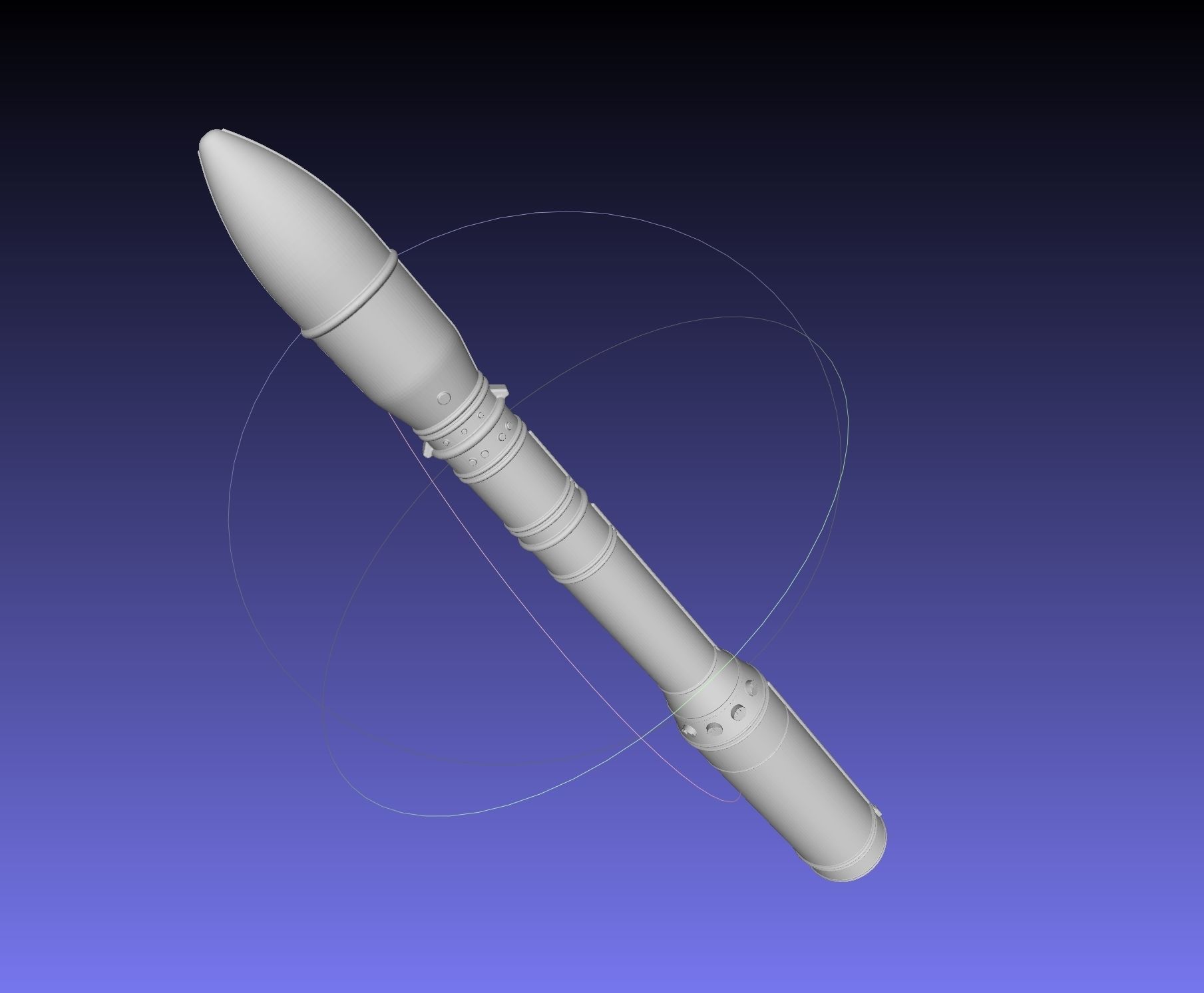 Arianespace ASI ESA Vega Rocket Printable Miniature 3D print model_27