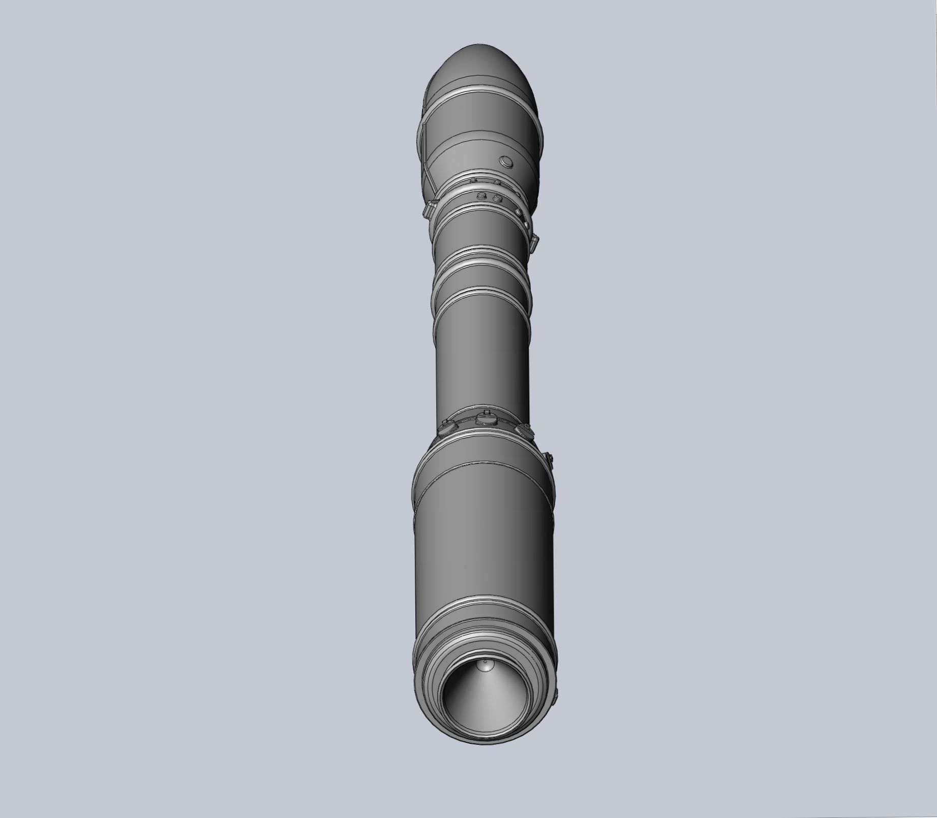 Arianespace ASI ESA Vega Rocket Printable Miniature 3D print model_8