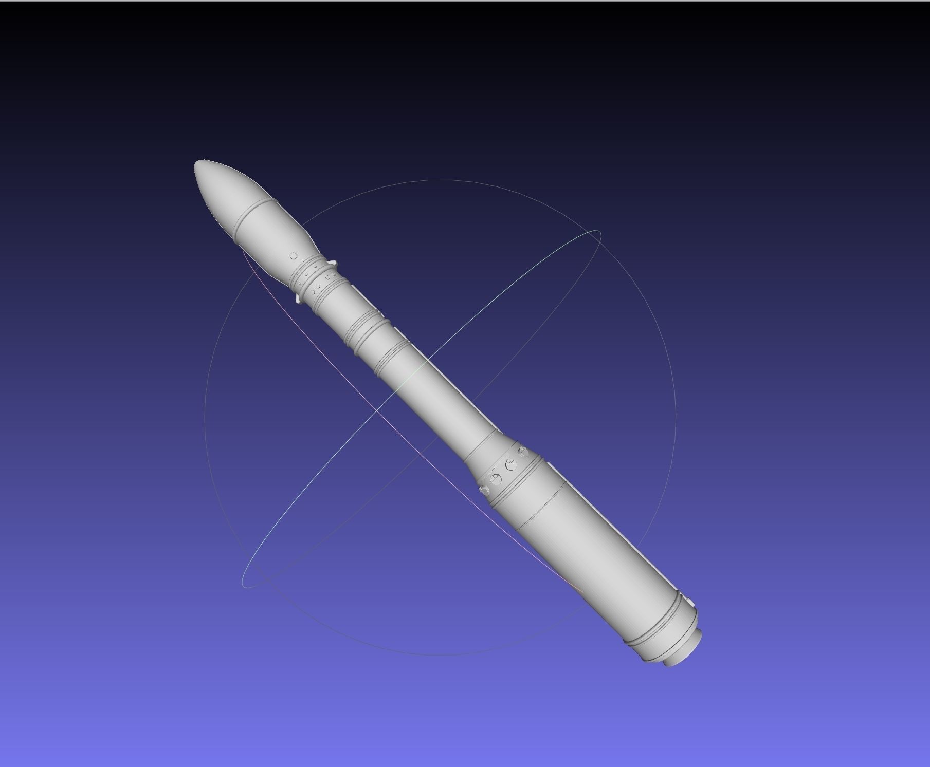 Arianespace ASI ESA Vega Rocket Printable Miniature 3D print model_25