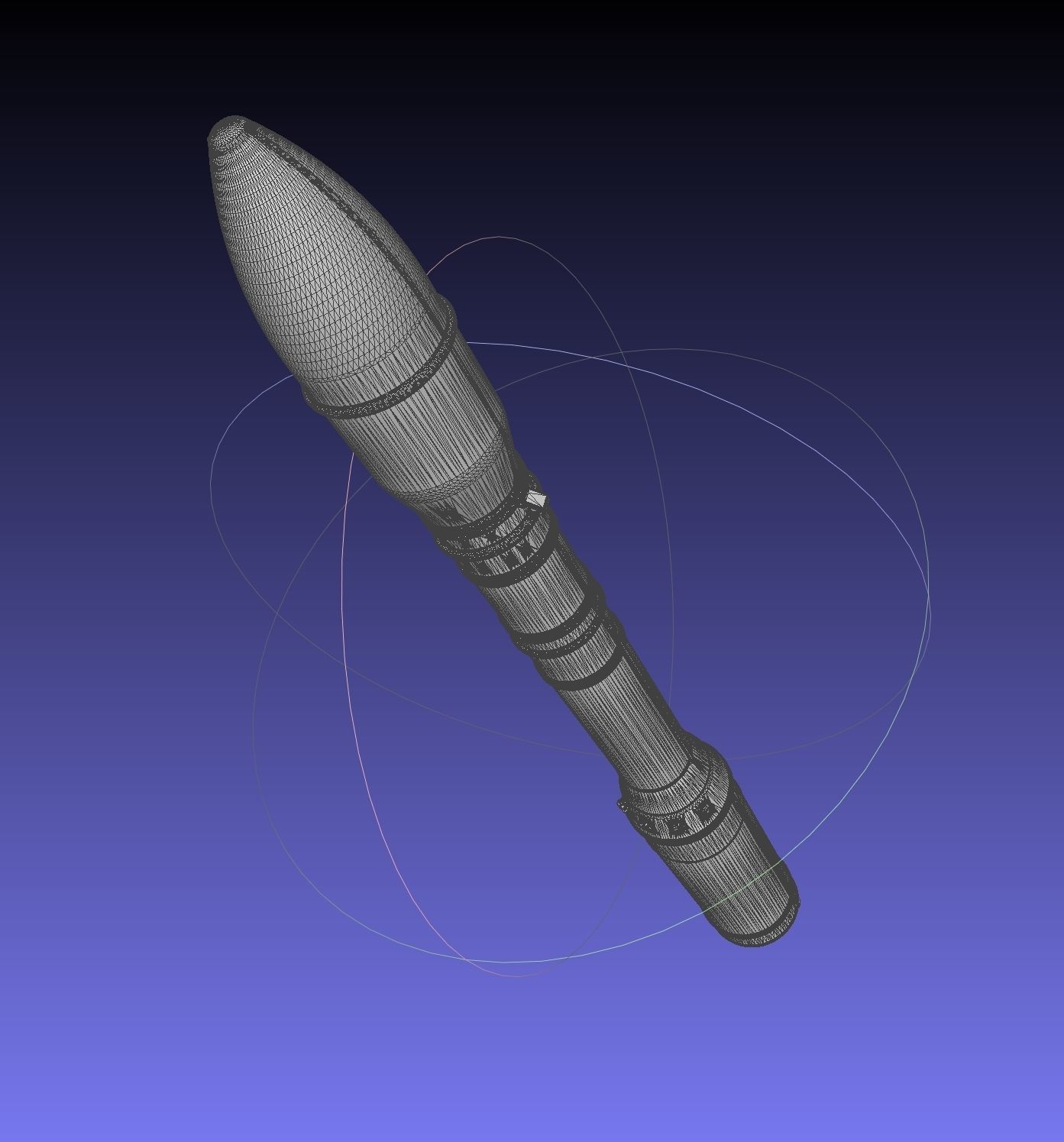Arianespace ASI ESA Vega Rocket Printable Miniature 3D print model_22