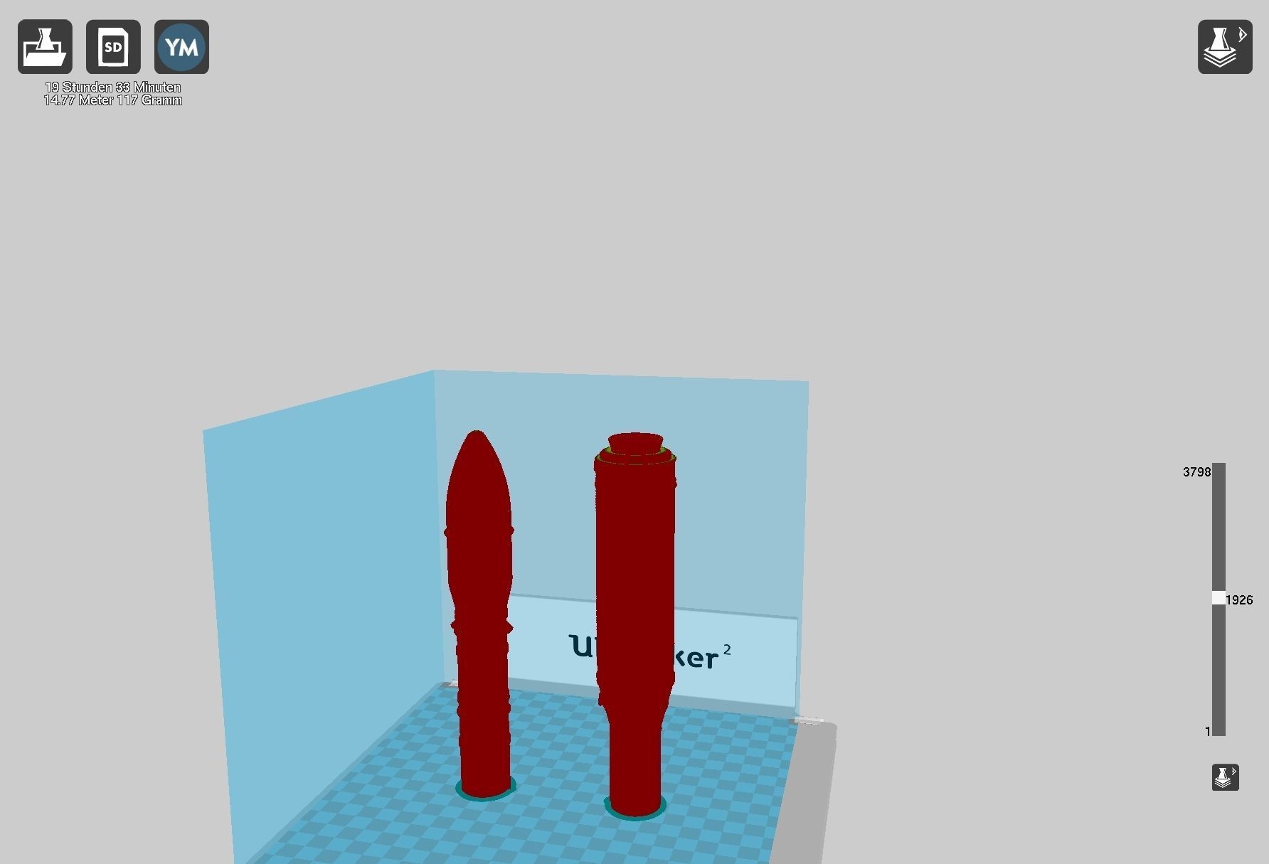 Arianespace ASI ESA Vega Rocket Printable Miniature 3D print model_37