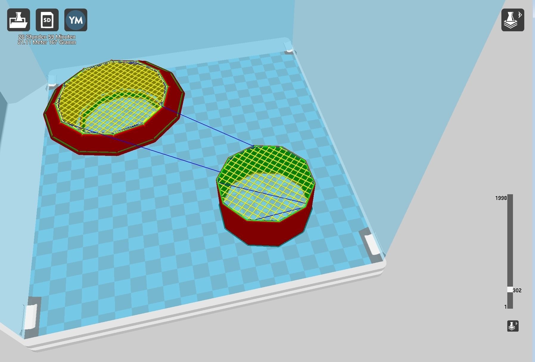 Simple Luna 3 Spaceprobe Printable Miniature 3D print model_31