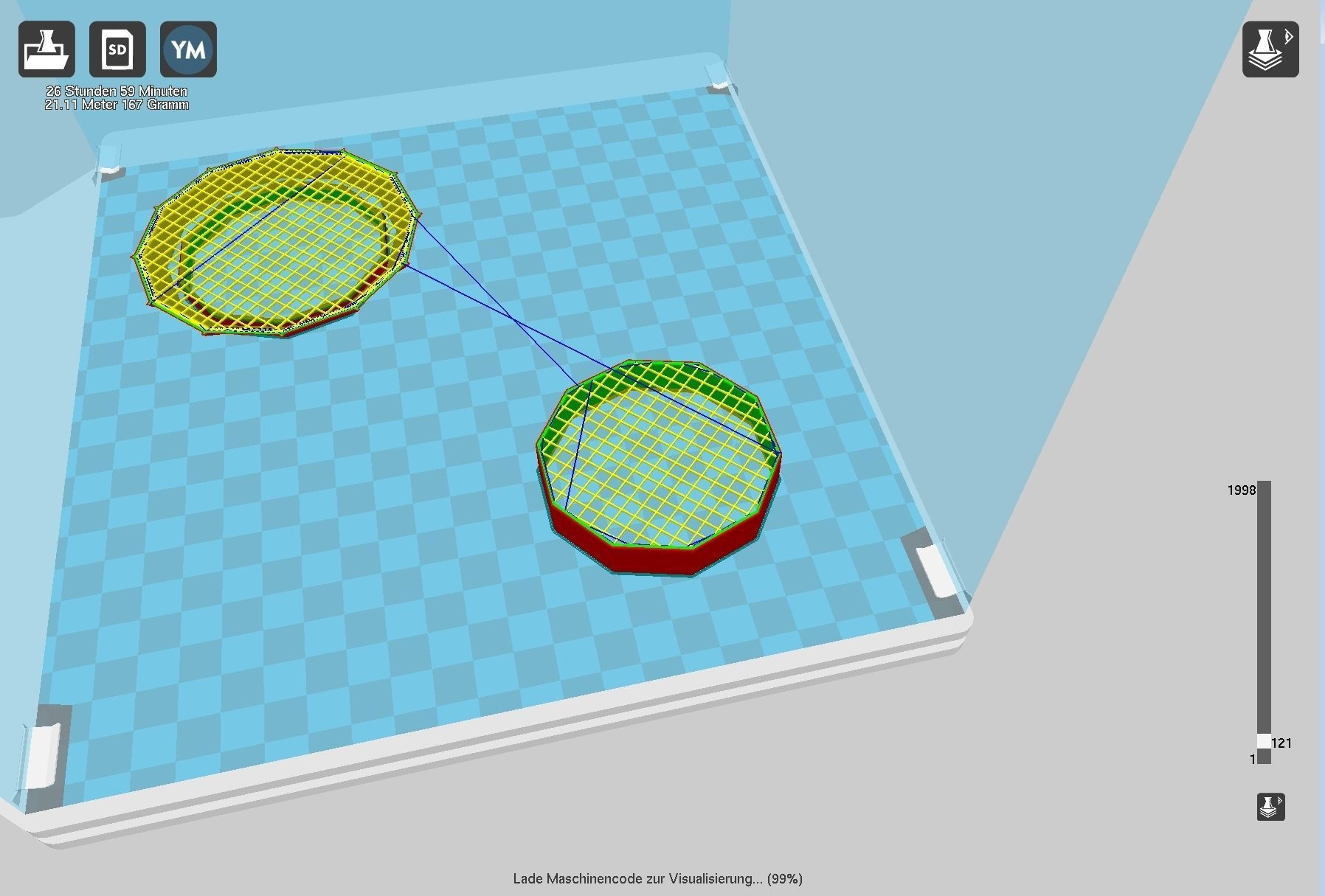 Simple Luna 3 Spaceprobe Printable Miniature 3D print model_33